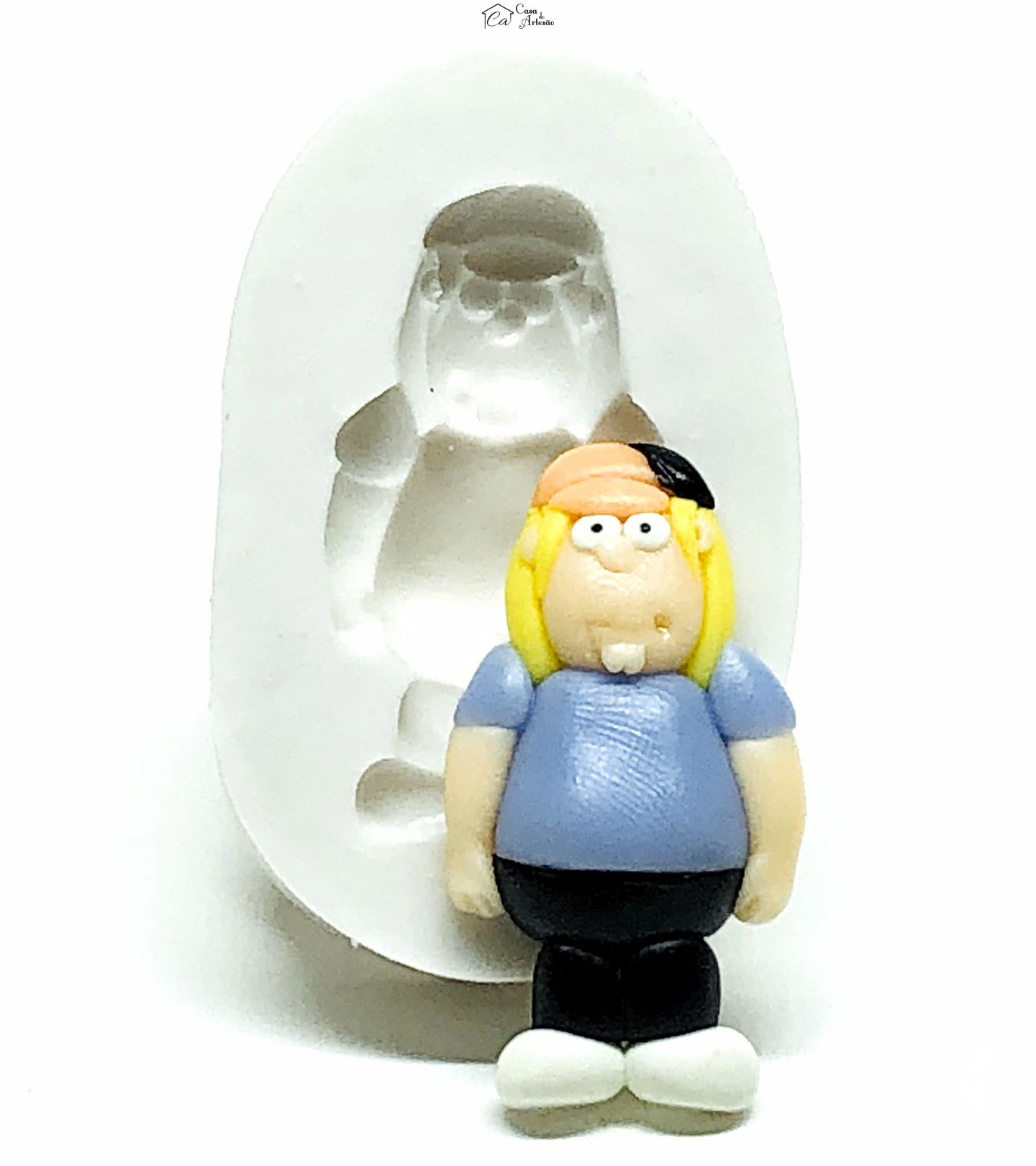 Molde de silicone - Uma Familia da Pesada - Chris - Pequena - P966