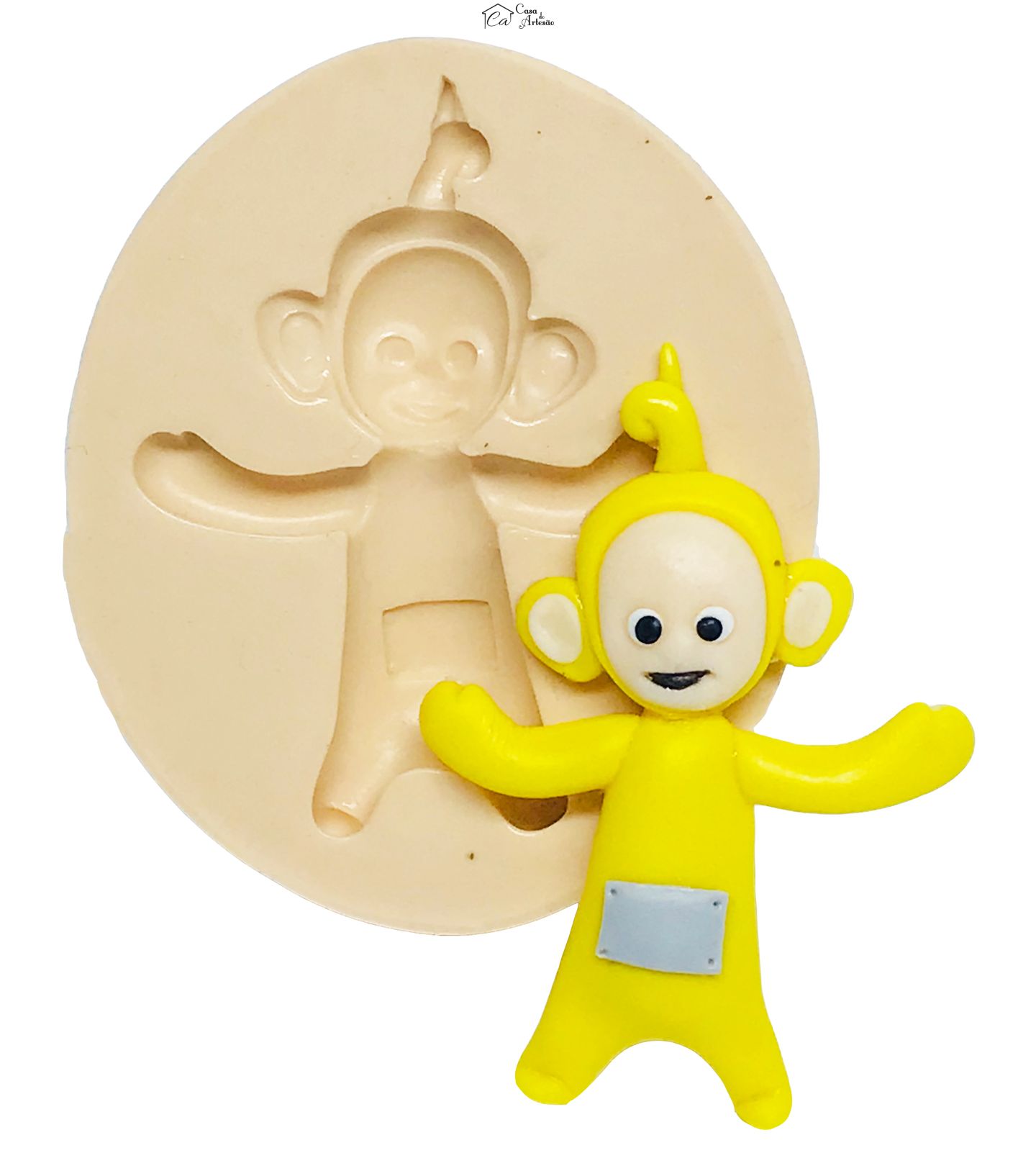 Molde de silicone - Teletubbies - Laa Laa - Medio - P579