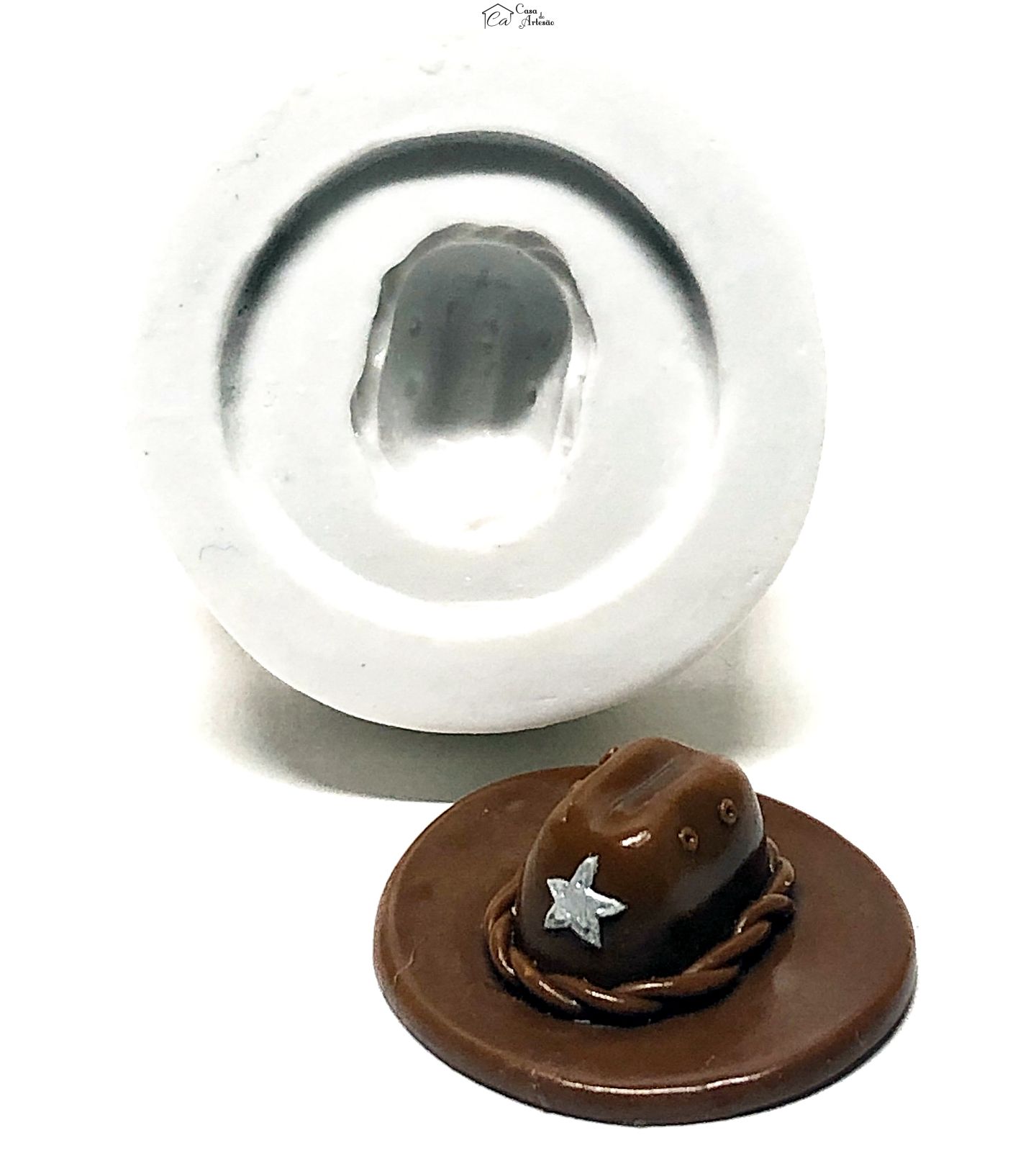 Molde de silicone - Country - Chapeu Medio - P457