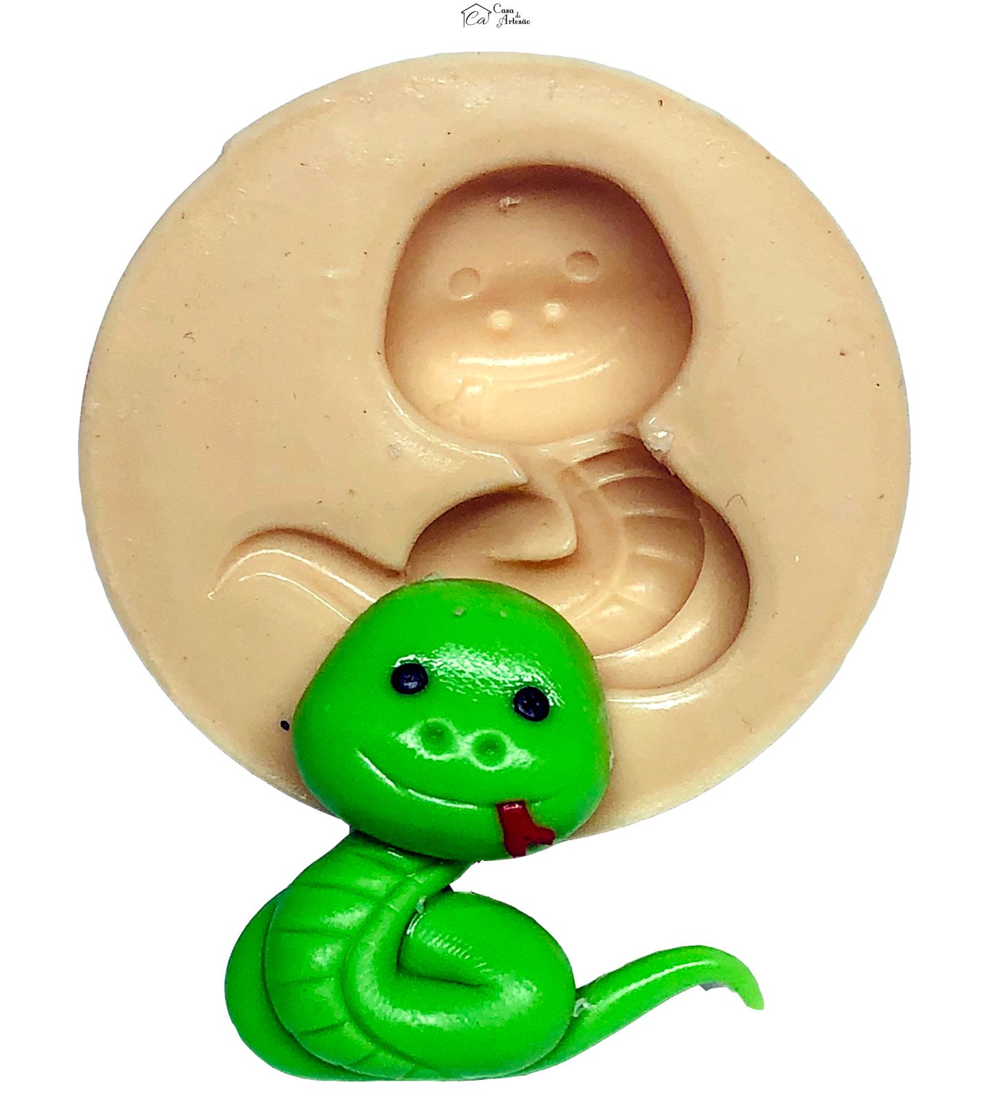 Molde de silicone - O Pequeno Principe - Serpente - Pequena - P743