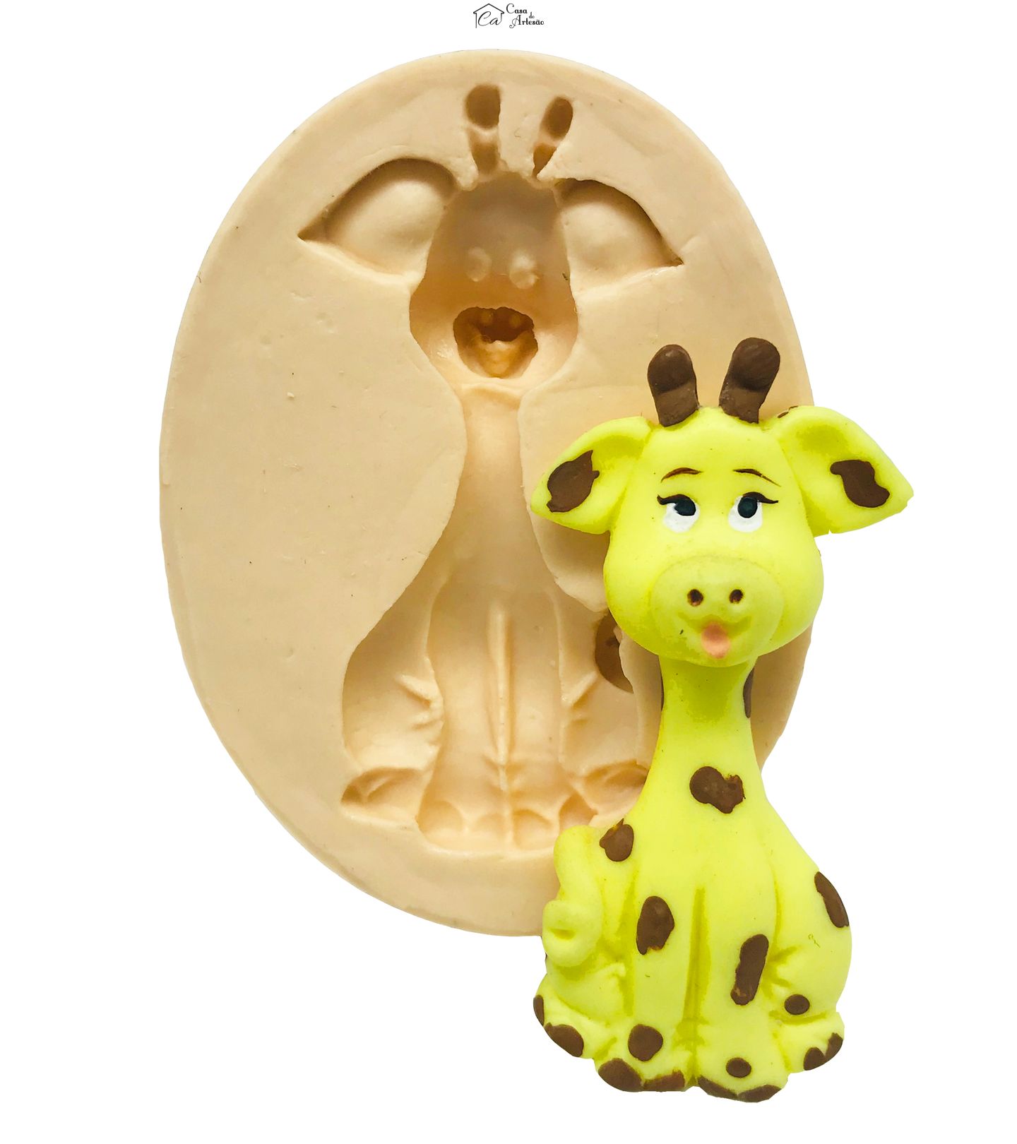 Molde de silicone - Girafa 2