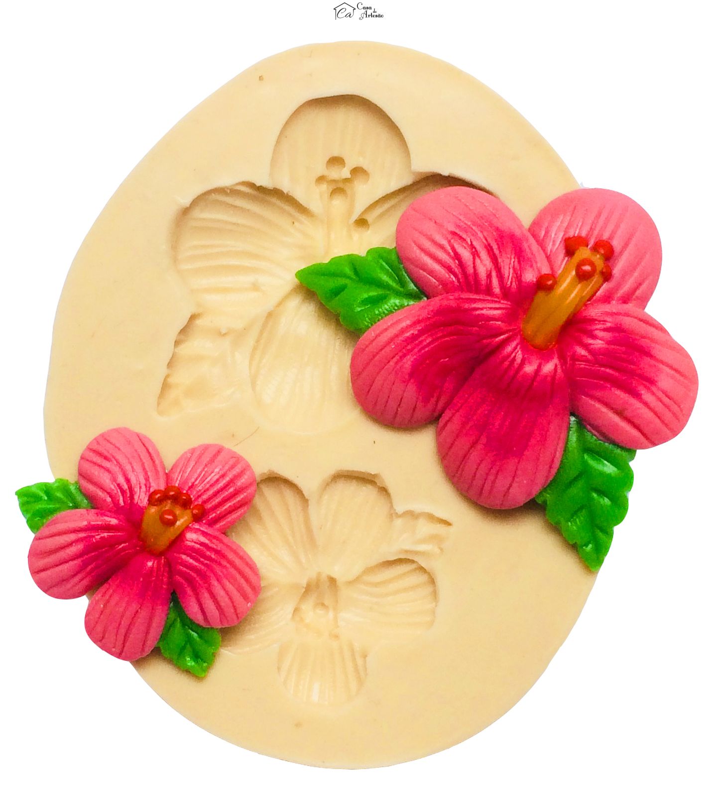 Molde de silicone - Moana - Flor - P222