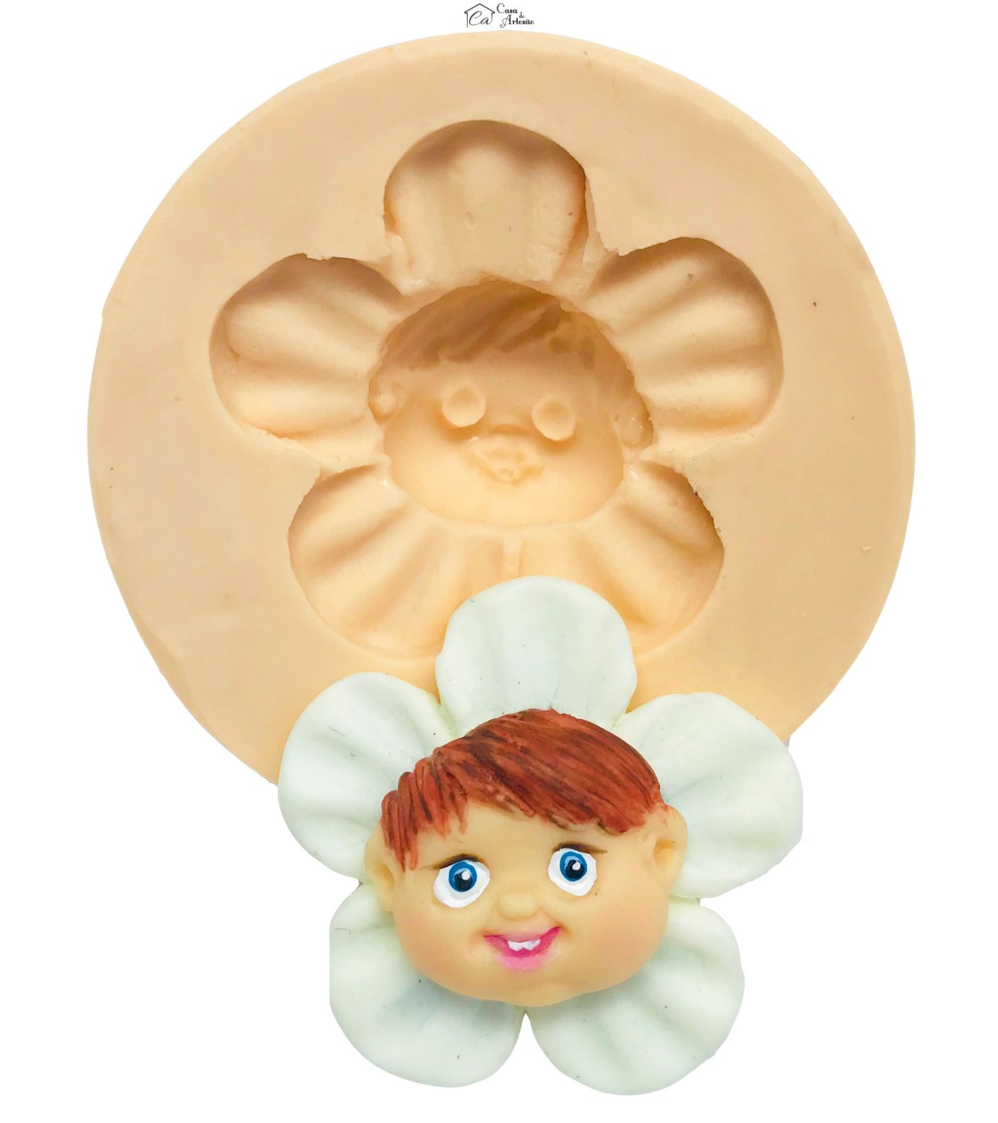 Molde de silicone - Bebe Na Flor