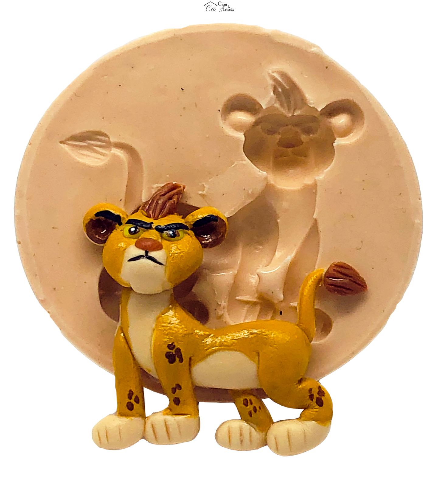 Molde de silicone - A Guarda do Leão - Kion - Pequeno - P782