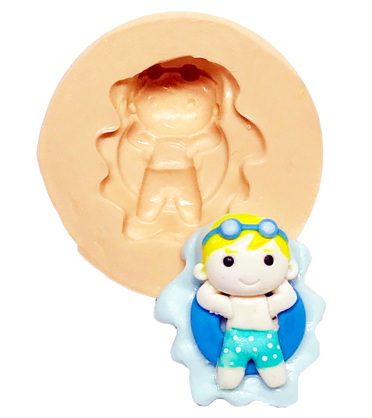 Pool Party - Menino na Boia - Pequeno - P602