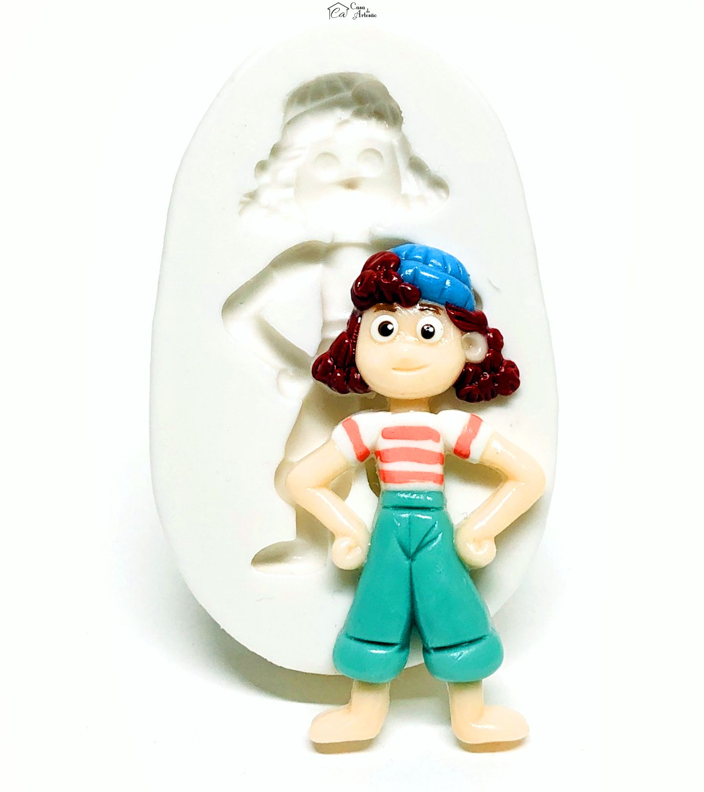 Molde de silicone - Luca - Giulia - Grande - P1089