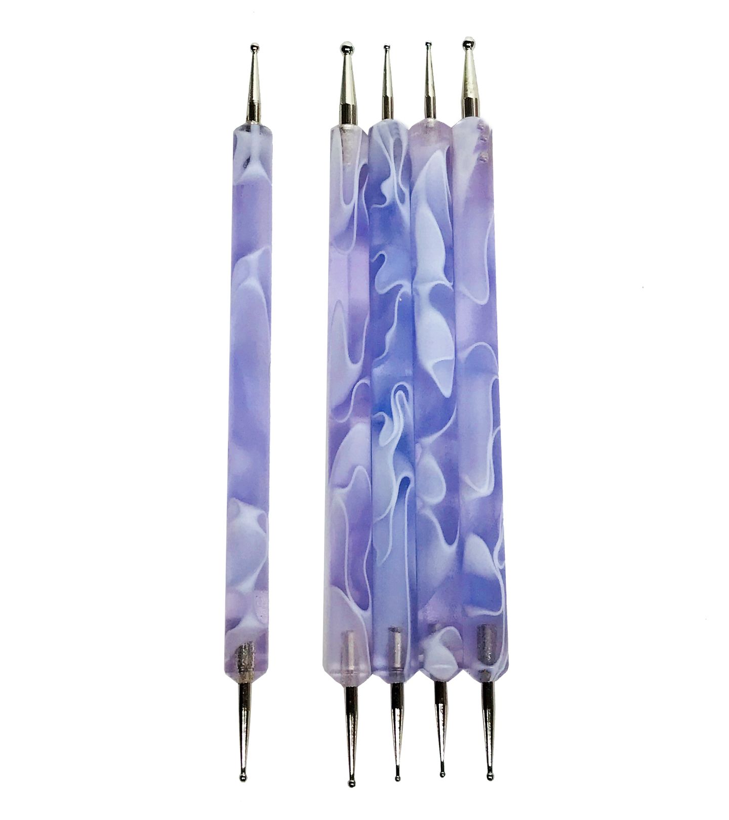 Boleador em Metal - Cabo Plástico - 5 pç - Pequeno