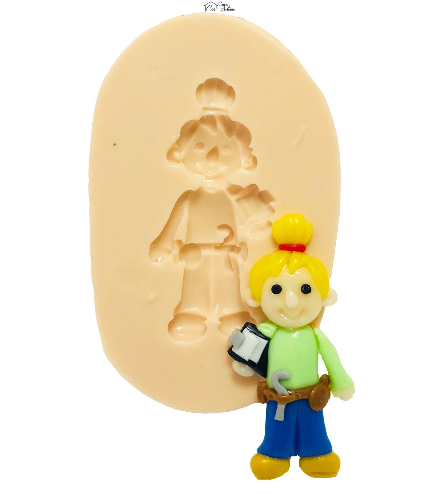 Molde de silicone - Bob Construtor - Wendy - Pequena - P424