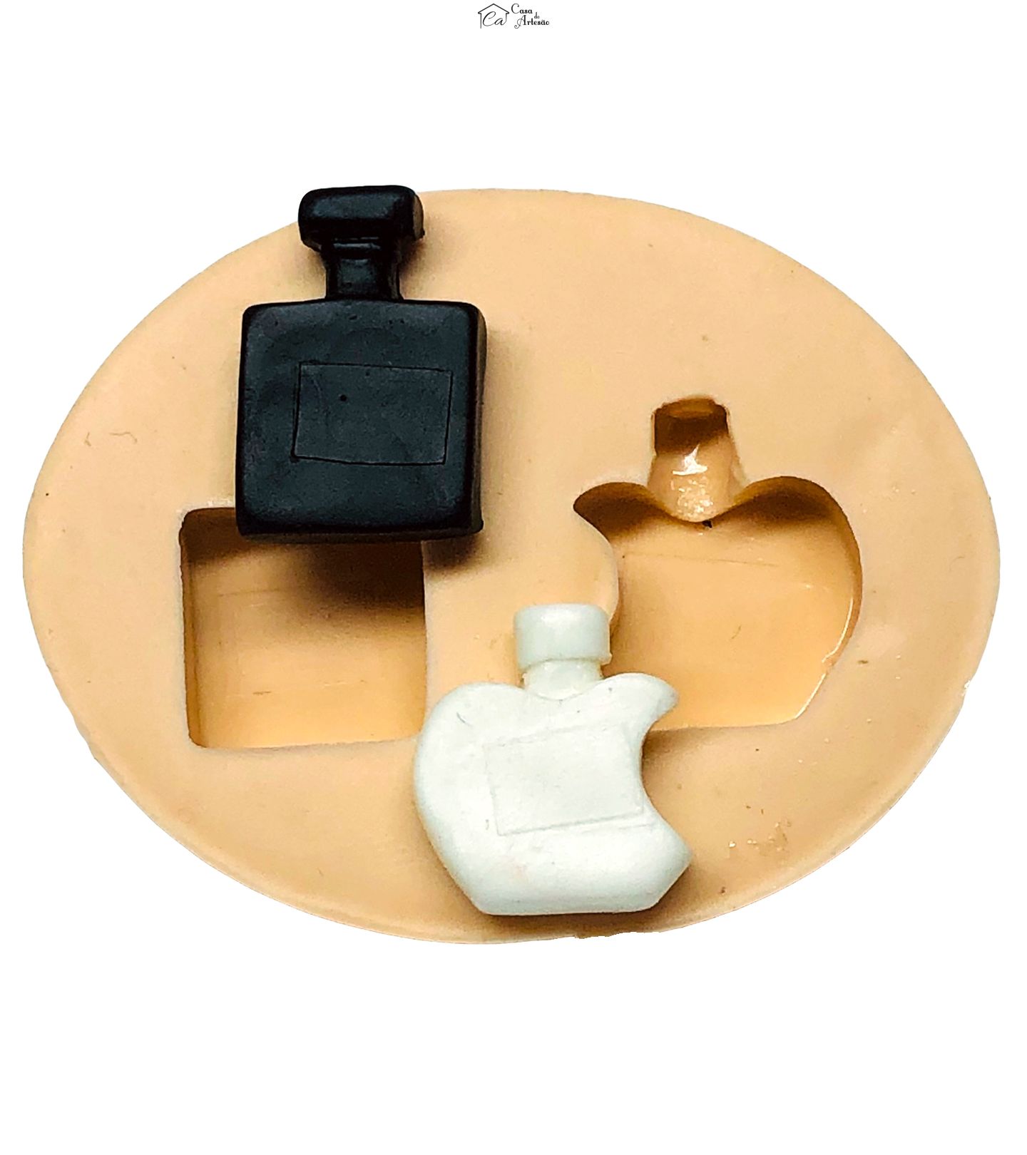 Molde de silicone - Perfume - 02 Frascos - P670