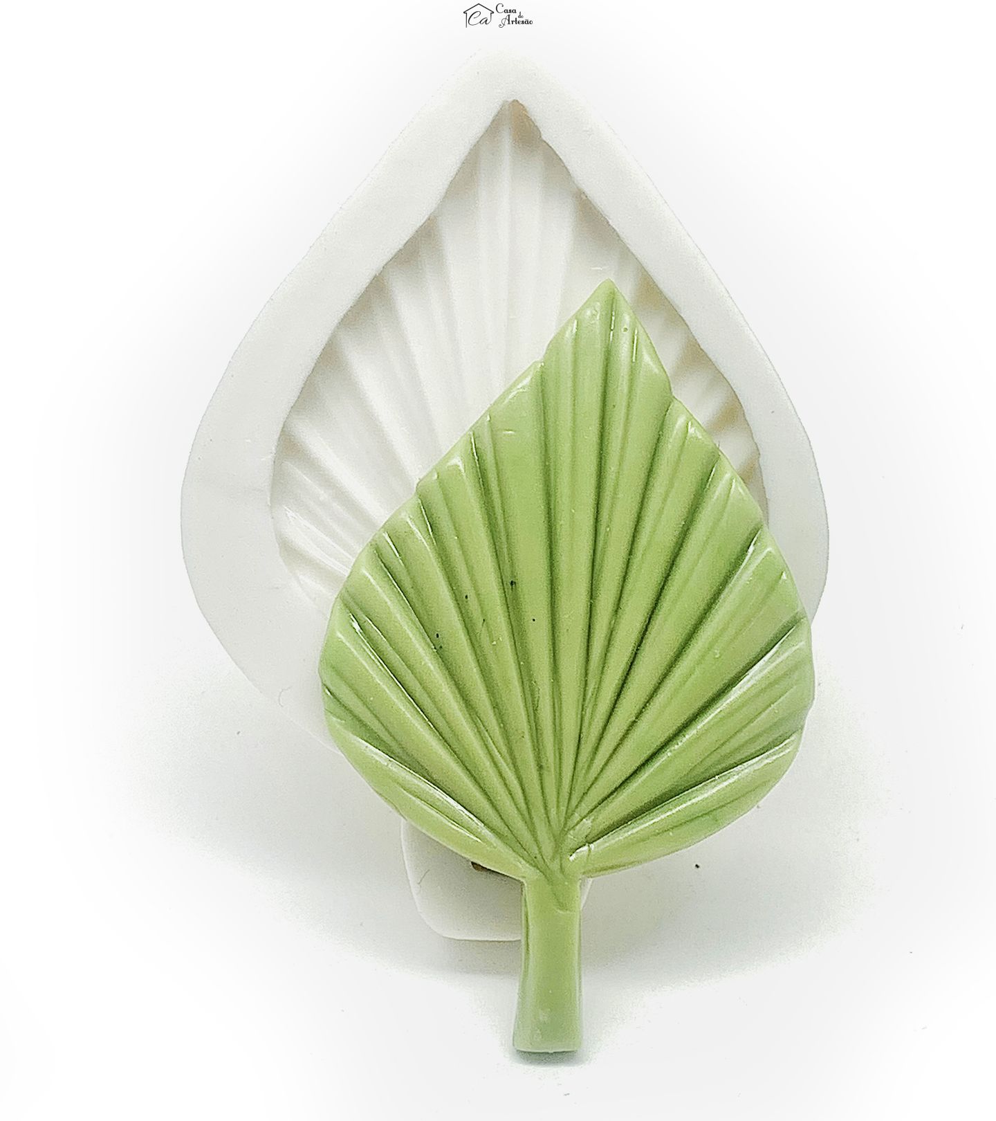 Molde de silicone - Arvore - Folha Palmeira - Grande - P1141