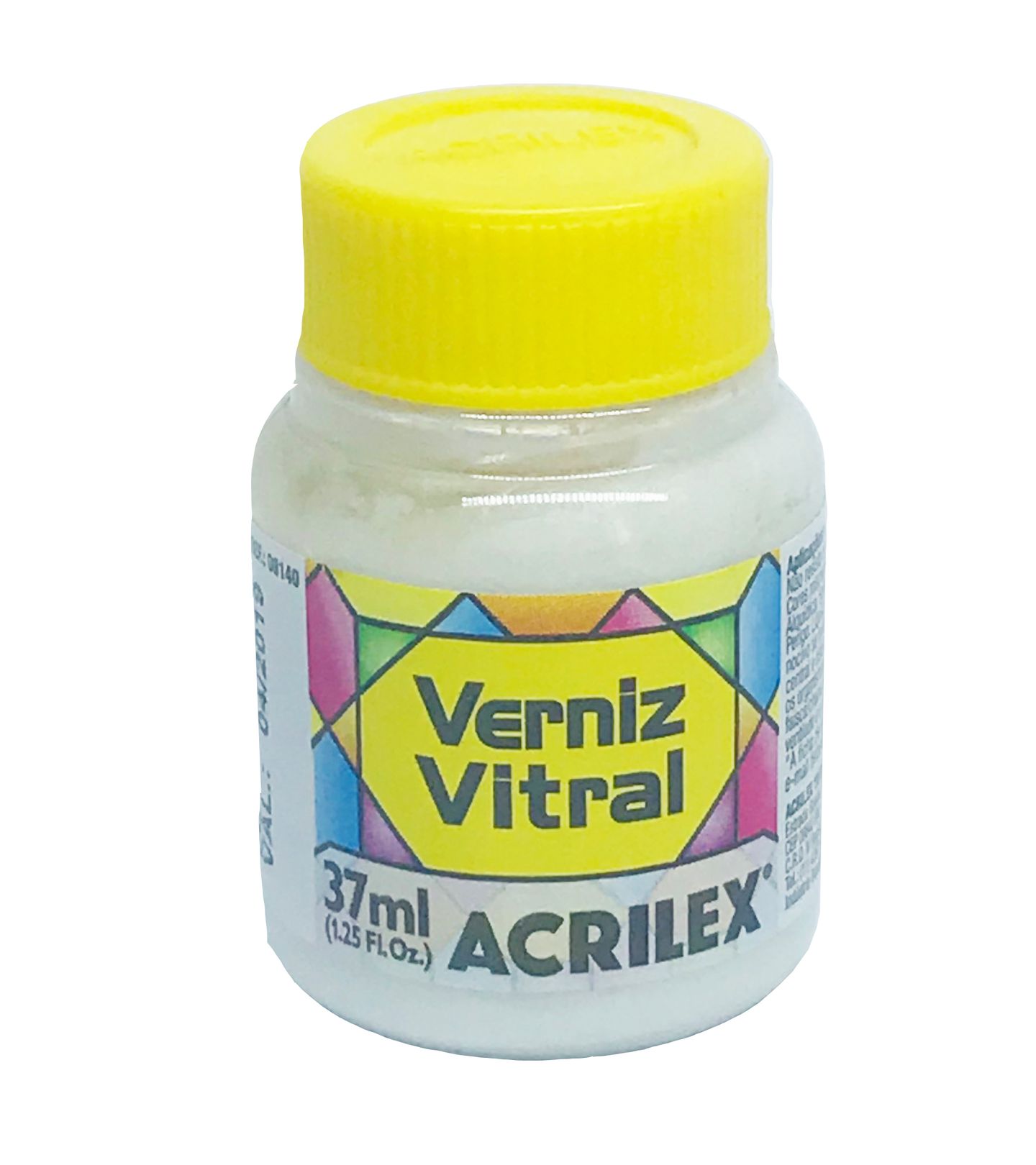 Verniz Acrilex - Vitral - 37 mL - Brilhante - Cod.08140