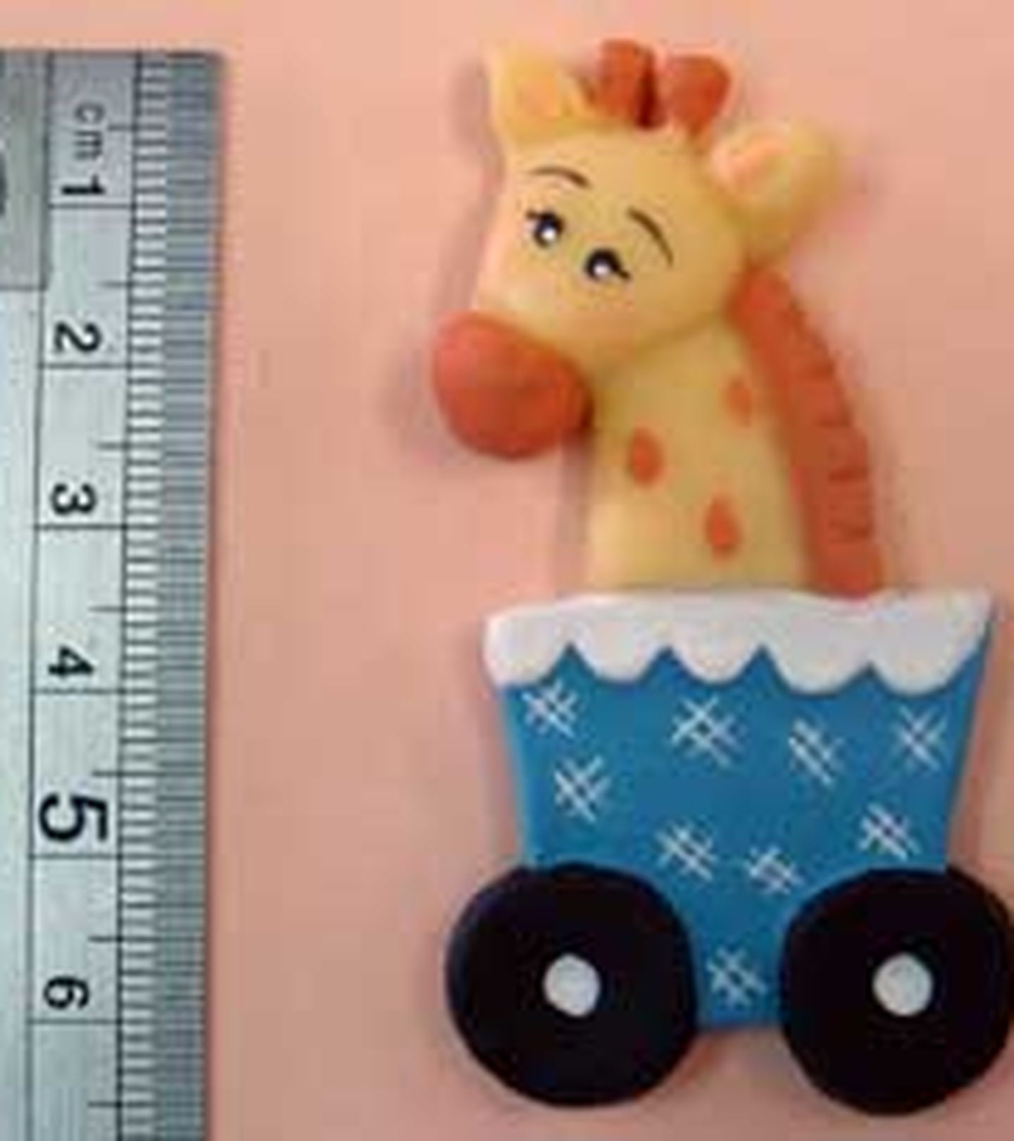Molde de silicone - Girafa no Carrinho de Bebe - P114