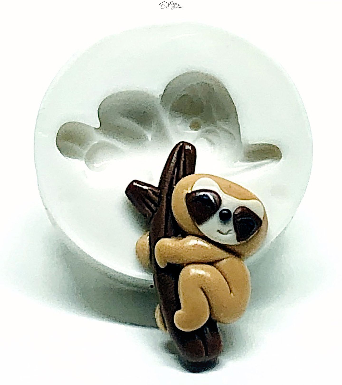 Molde de silicone - Bicho Preguiça - Pequeno - P972