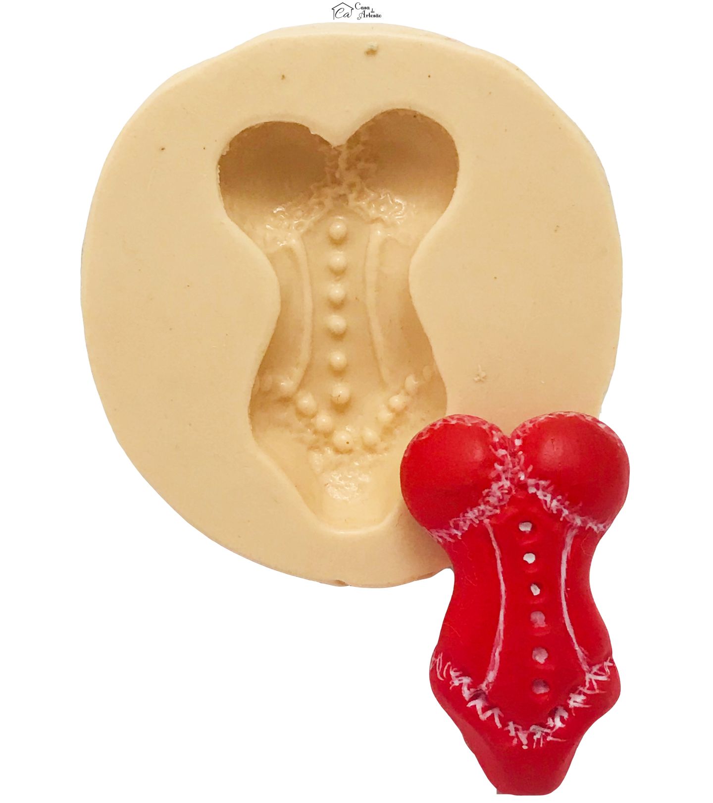 Molde de silicone - Corpete - Mod.02