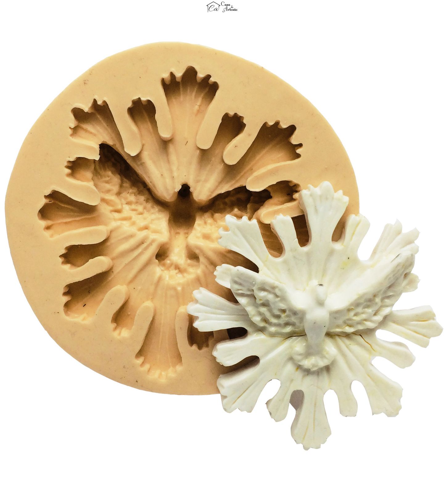 Molde de silicone - Divino Espirito Santo Pequeno