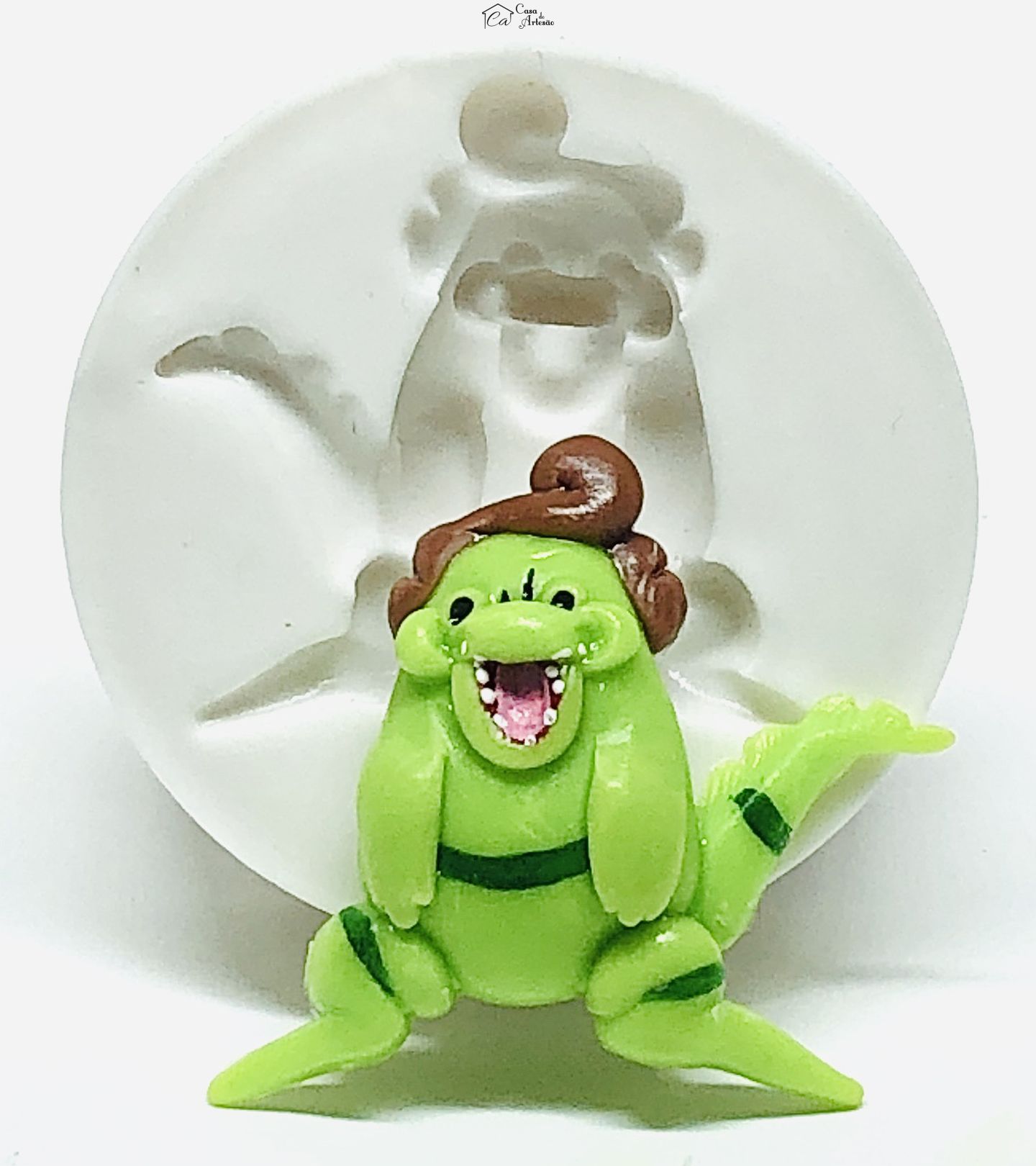 Molde de silicone - Jacarelvis - Jacarelvis - Pequeno - P957