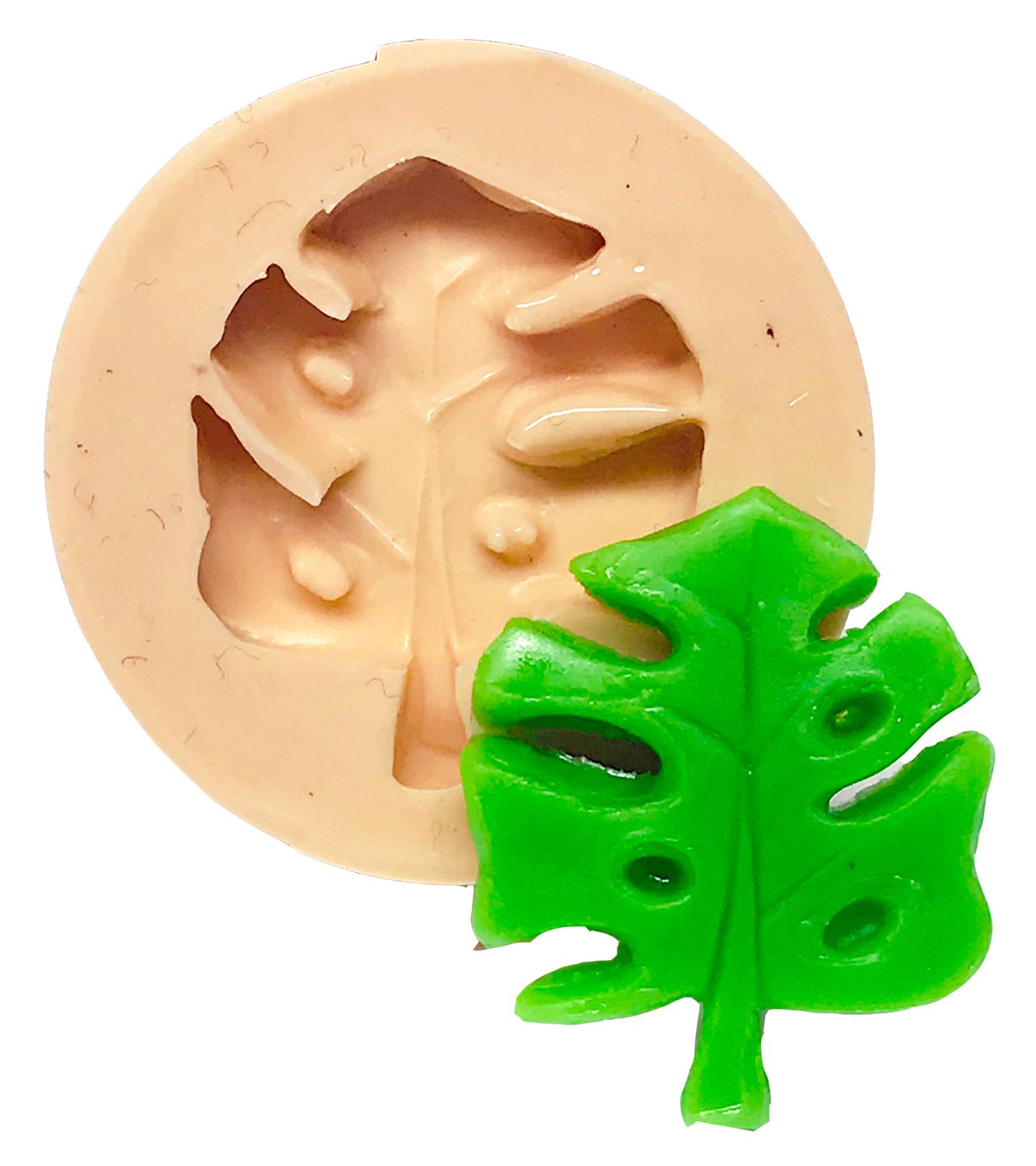 Molde de silicone - Sombra Folha - Pequeno - P635