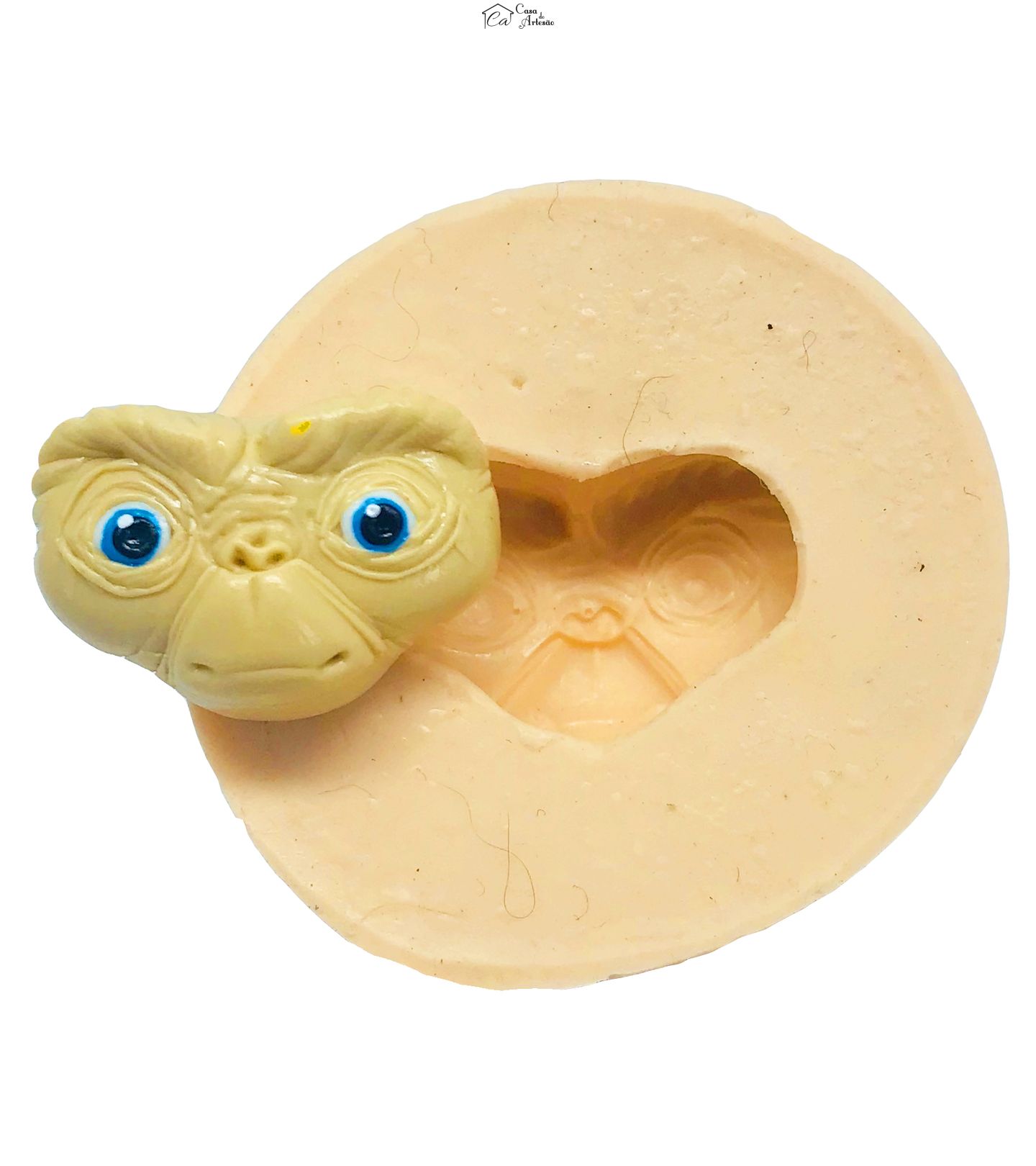 Molde de silicone - E.T. - Rosto ET - Pequeno - P493