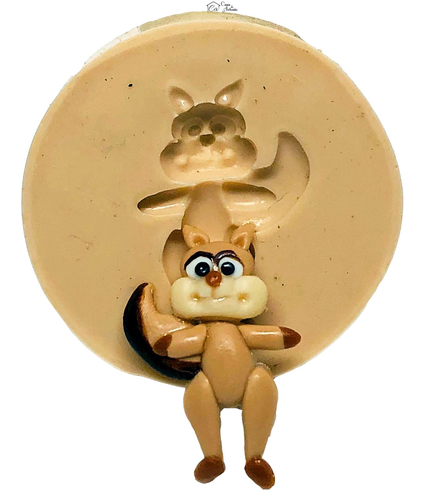 Molde de silicone - Baby Tv - Esquilo - Pequeno - P732