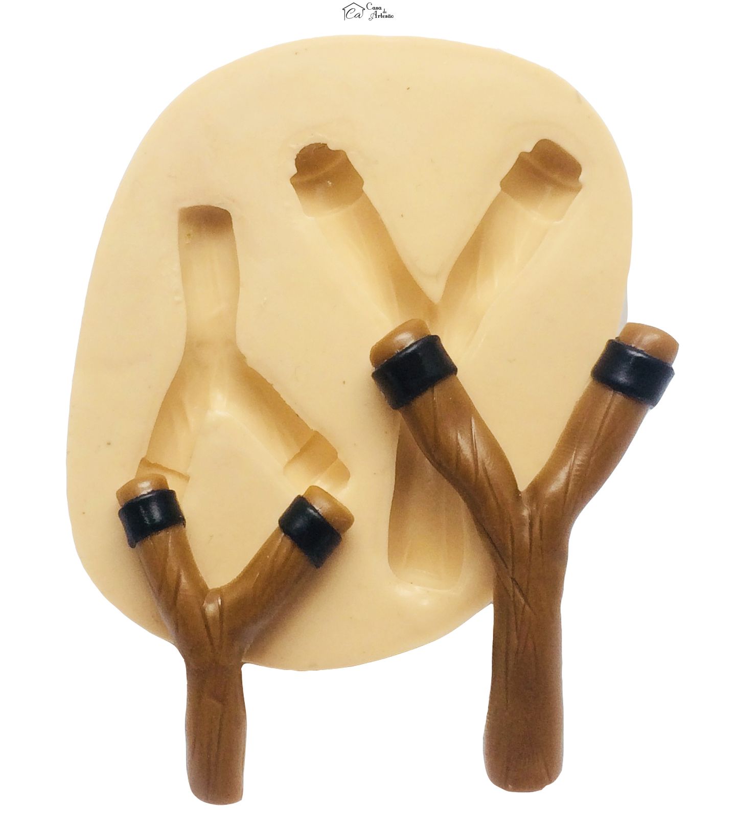 Molde de silicone - Estilingue - 02 Tamanhos - P214