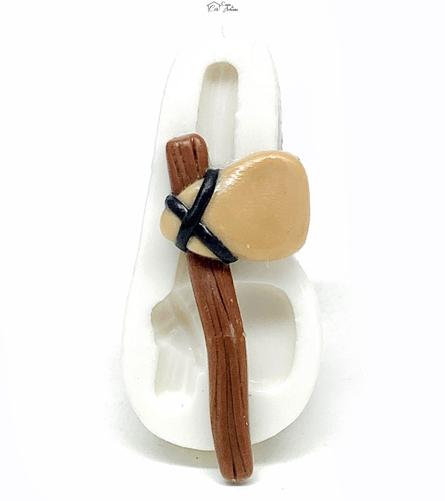 Molde de silicone - Indio - Machadinha - Pequena - P1137