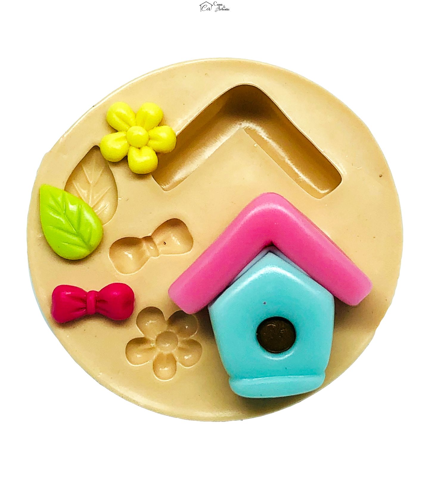 Molde de silicone - Casa de Passarinho - Media - P838
