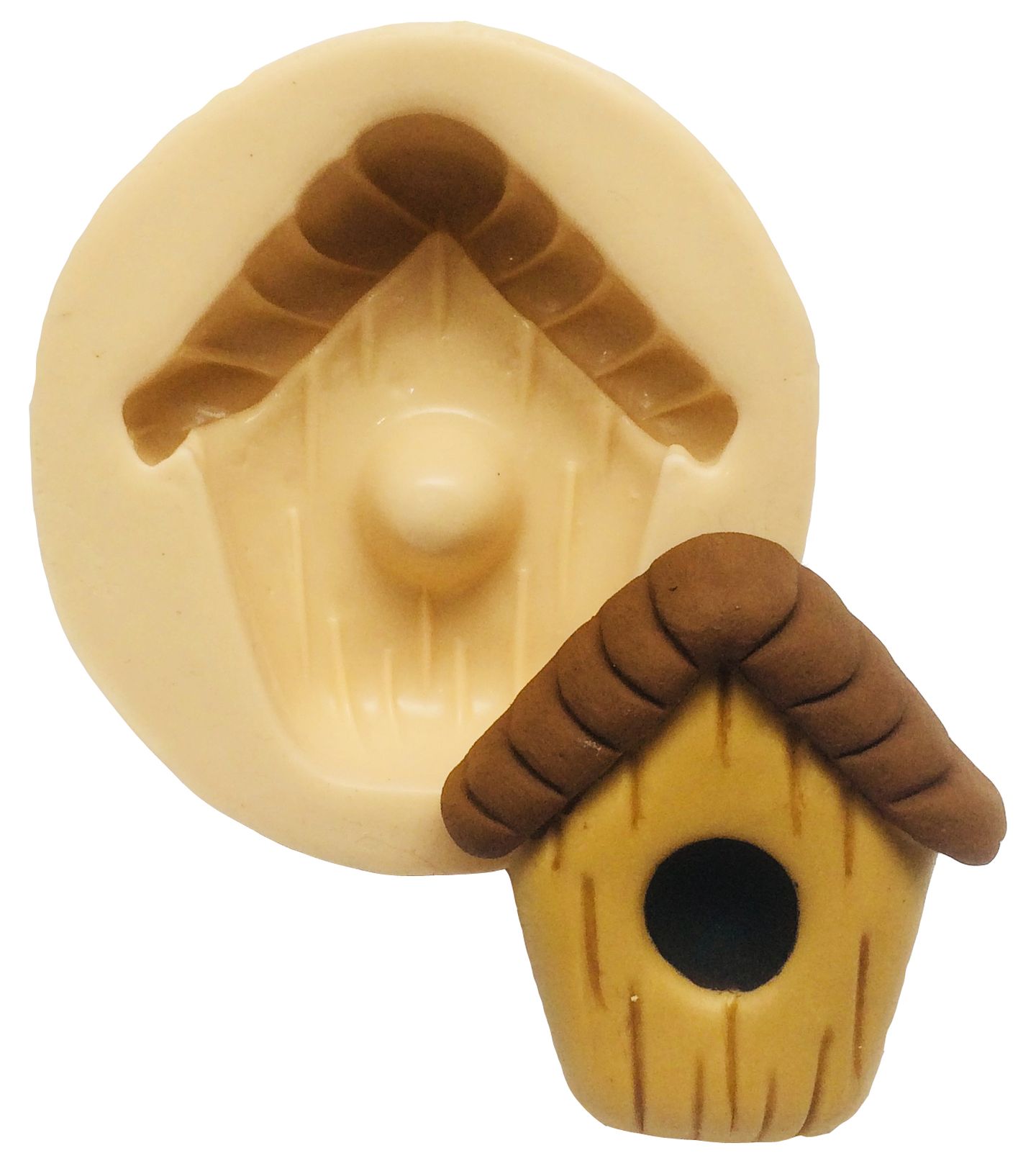 Molde de silicone - Jardim Encantado - Casa de Passaros - P357