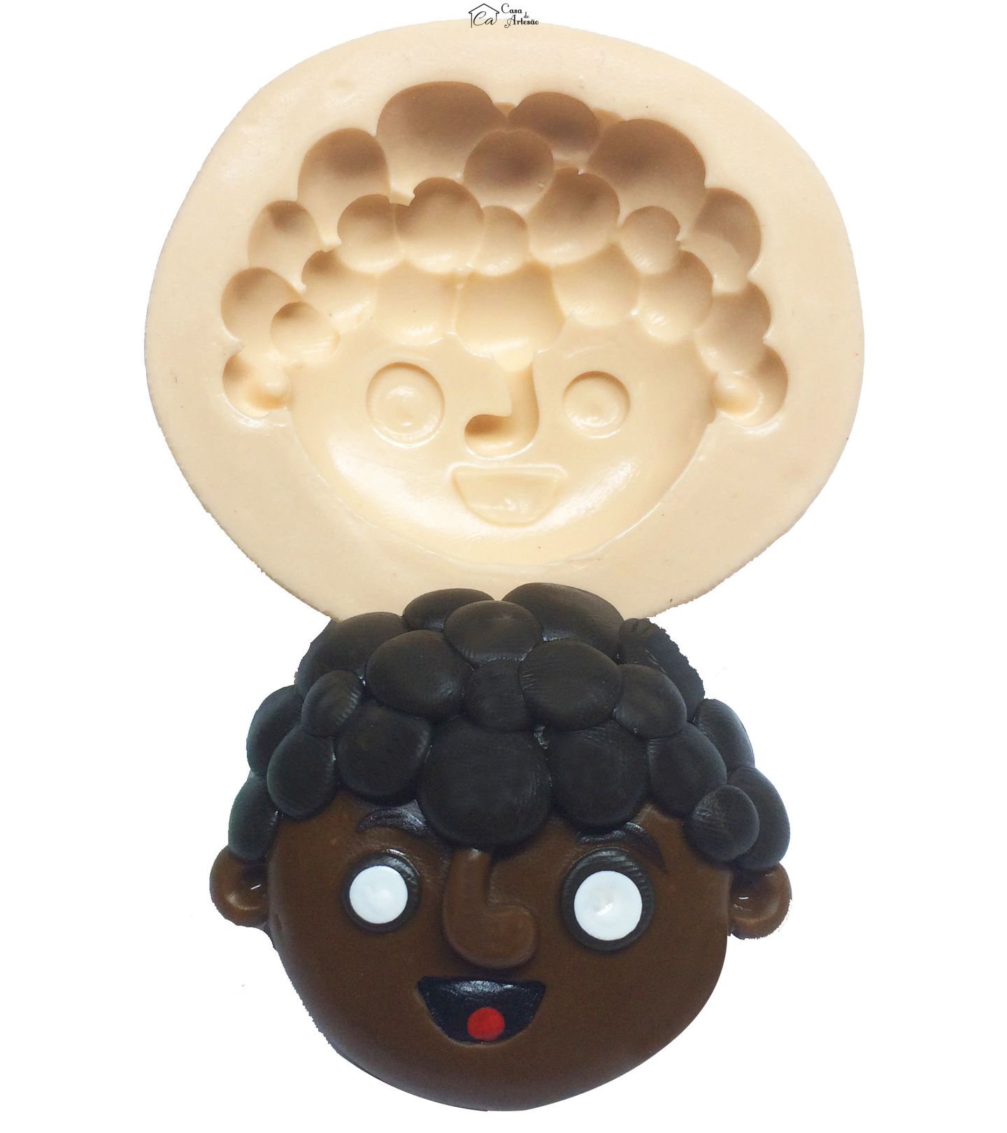 Molde de silicone - O Mundo de Bita - Rosto Dan Grande - P309