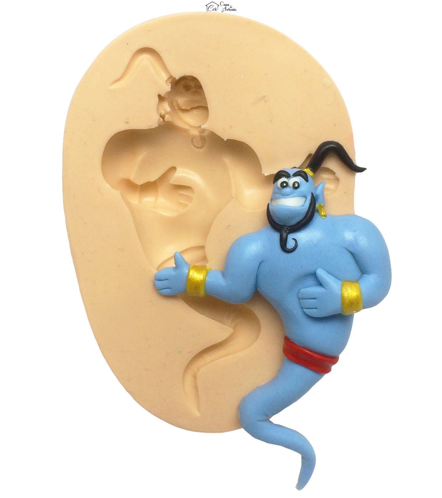 Molde de silicone - Aladim - Genio - Grande - P348