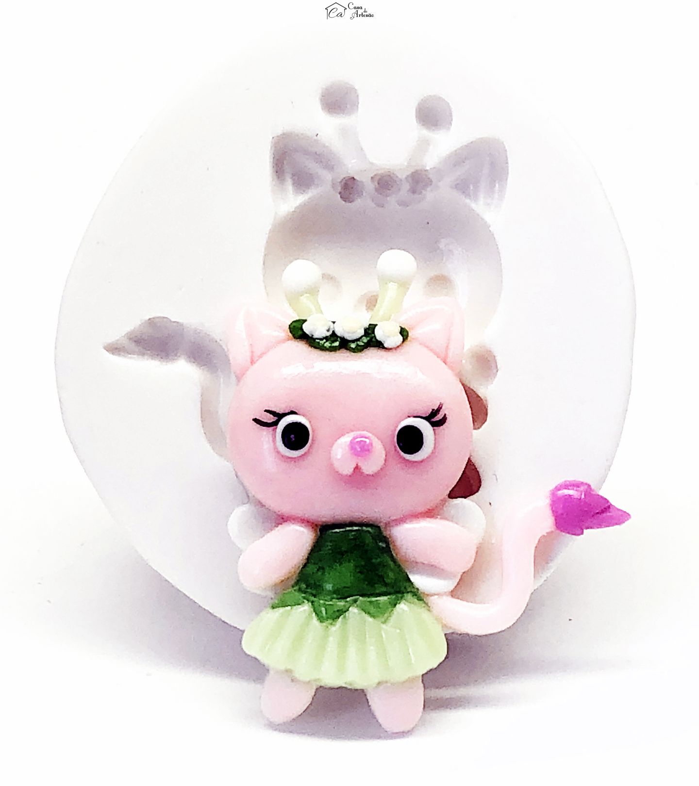 Molde de silicone - A Casa Magica da Gabby - Kitty Fairy - Grande - P1118