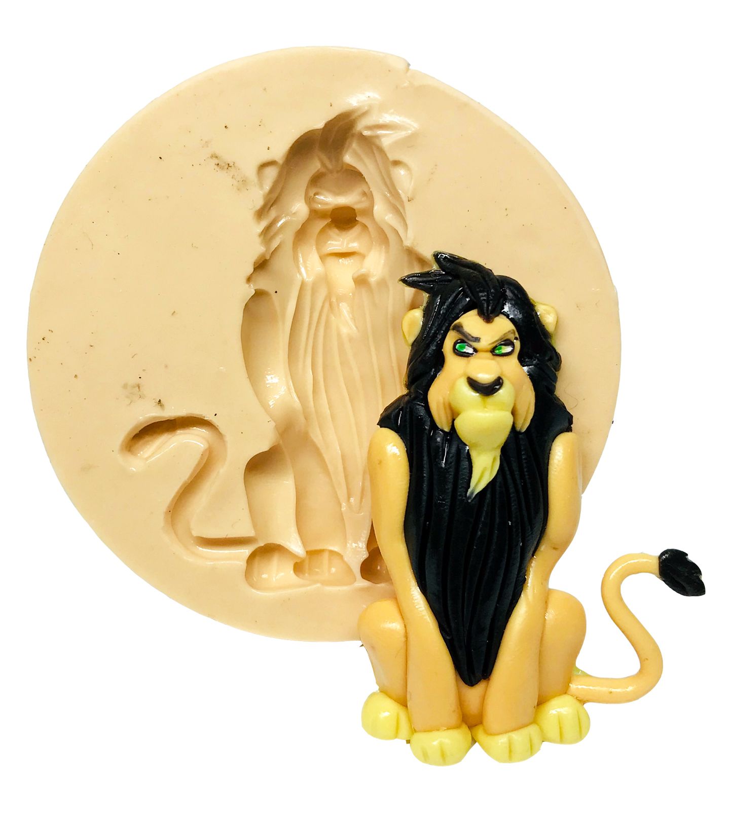 Molde de silicone - Rei Leão - Scar - Grande- P621