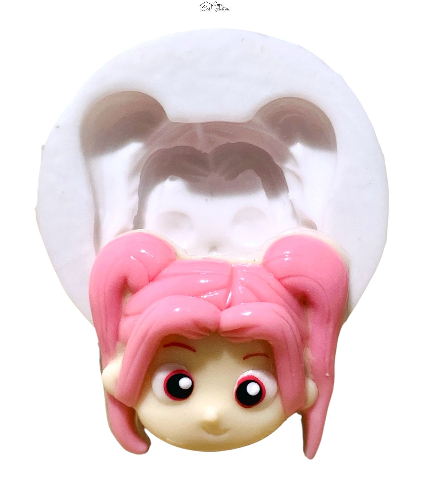 Molde de silicone - Guerreiras do K-Pop - Rosto Mira - Grande - P1261