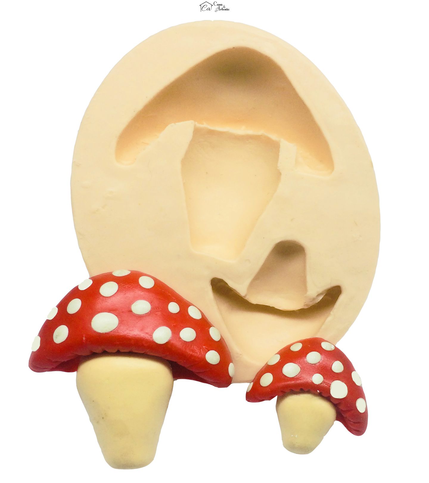 Molde de silicone - Cogumelos