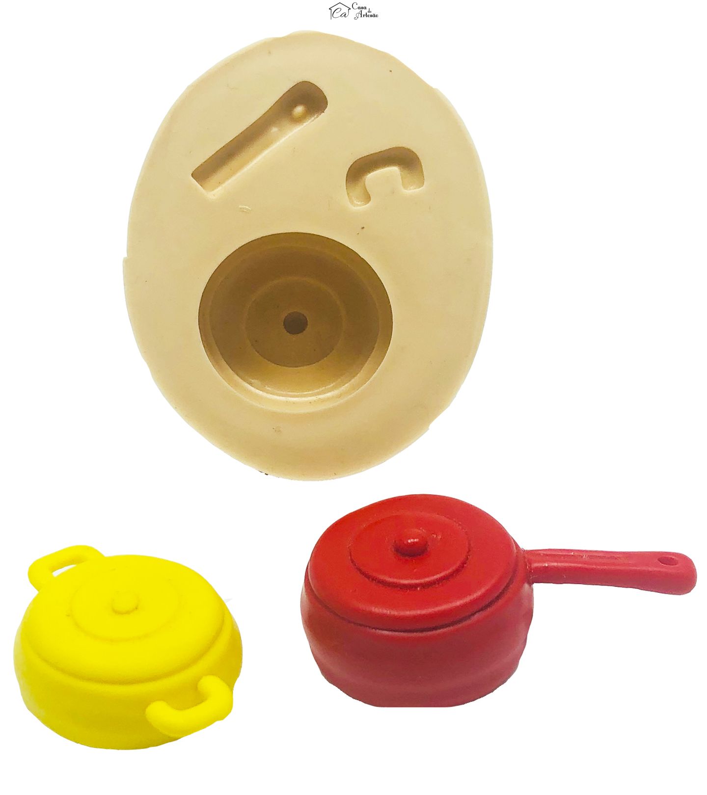 Molde de silicone - Utensilios de Cozinha - Panela e Caçarola - Grande - P872