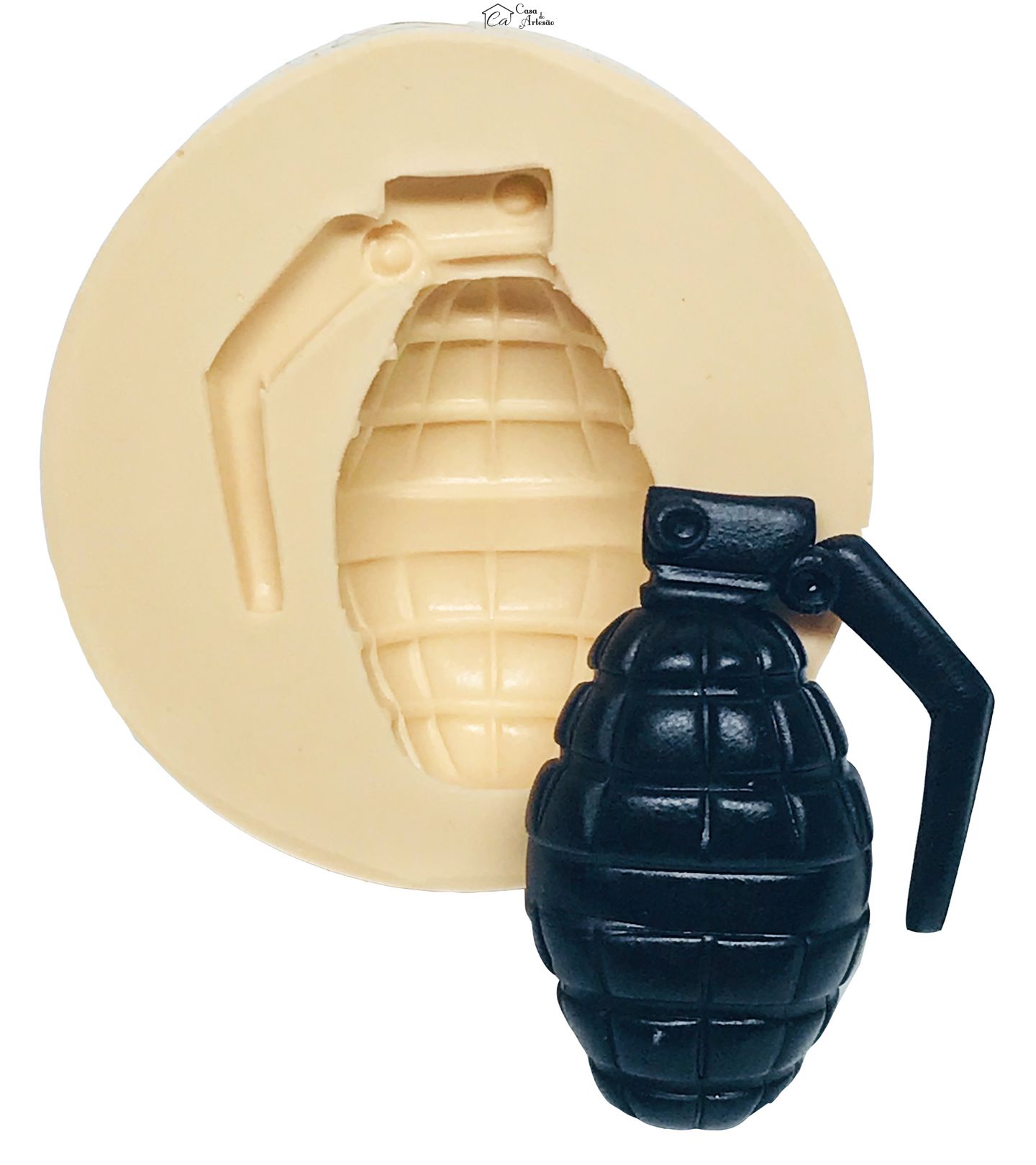 Molde de silicone - Fortnite - Granada - Mod.03 - Medio - P563