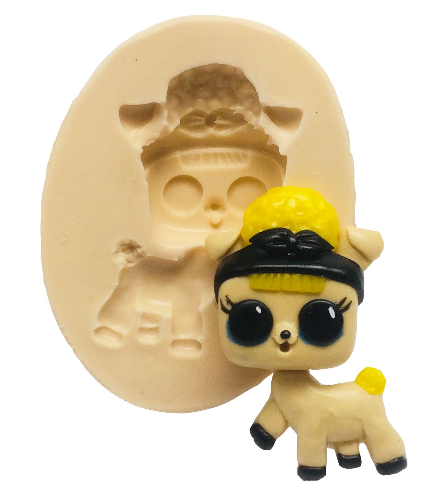 Molde de silicone - Boneca Lol - Pet Queen Bee - Grande - P367 / P370