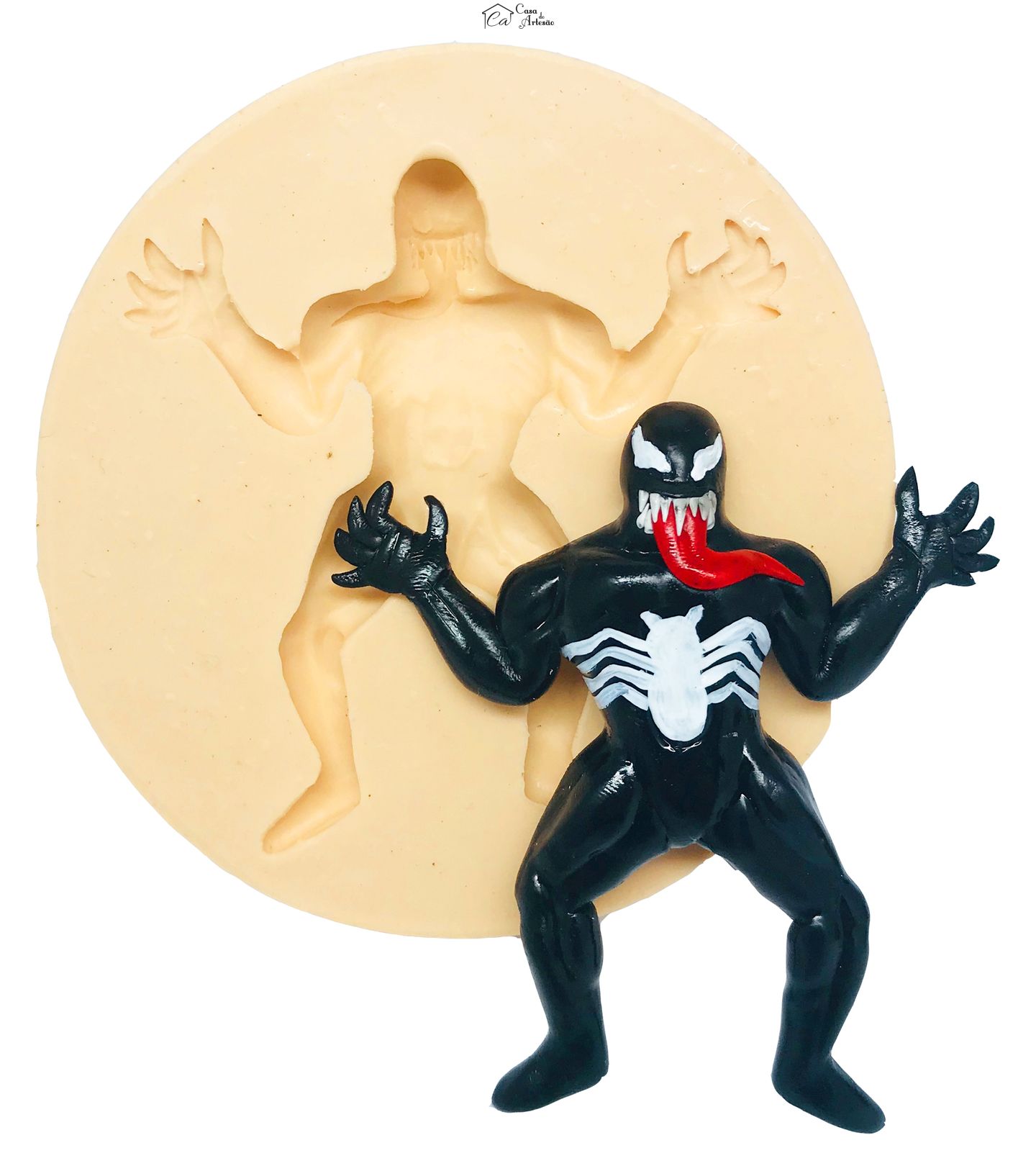 Molde de silicone - Homem Aranha - Venon - Corpo Inteiro - Grande - P474