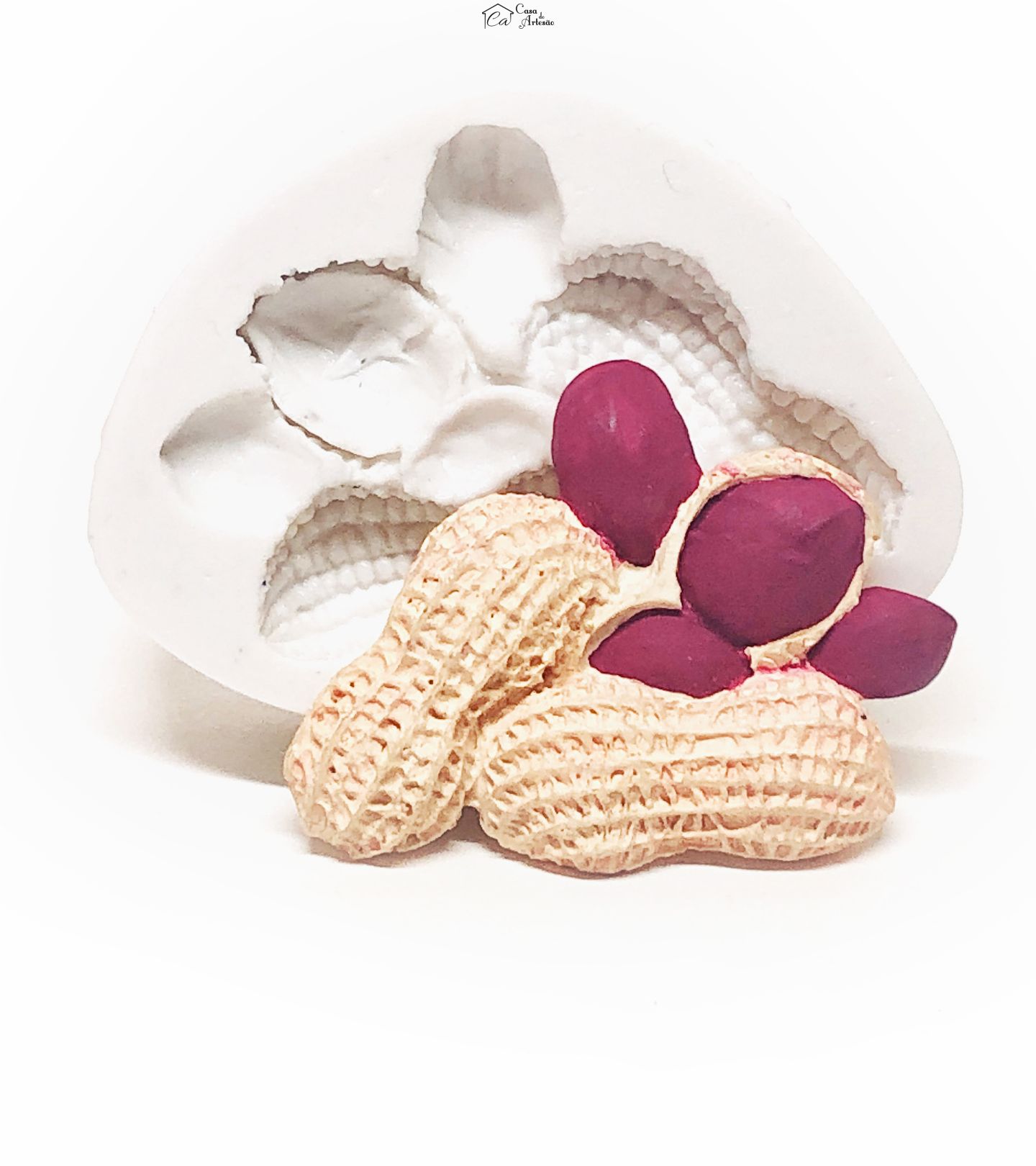 Molde de silicone - Amendoim - P867