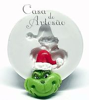 Rosto Grinch Natal Pq