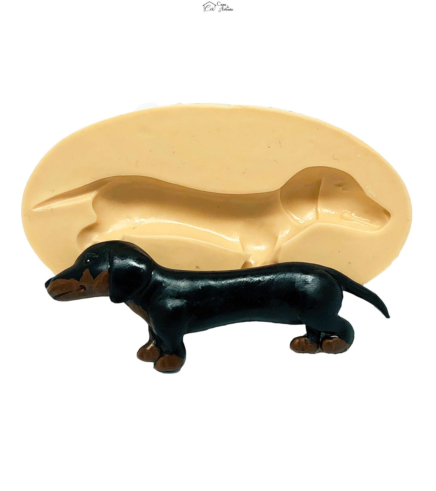 Molde de silicone - Cachorro - Dachshund - Medio - P832