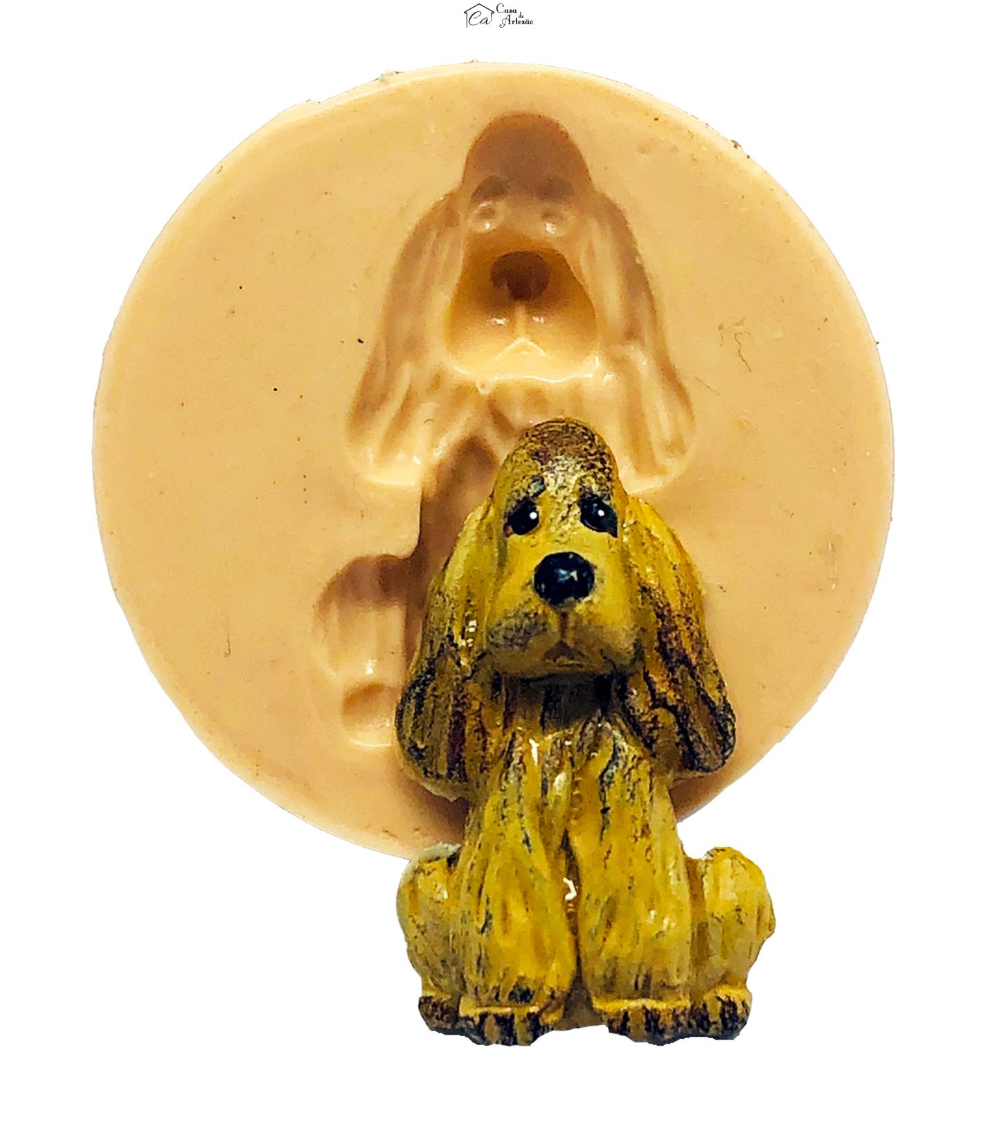 Molde de silicone - Cachorro - Cocker Spaniel - Pequeno - P848