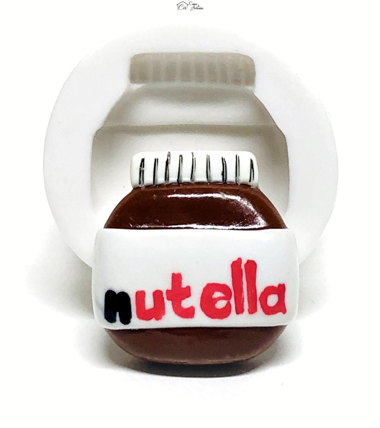 Molde de silicone - Pote Nutella - Medio - P1106