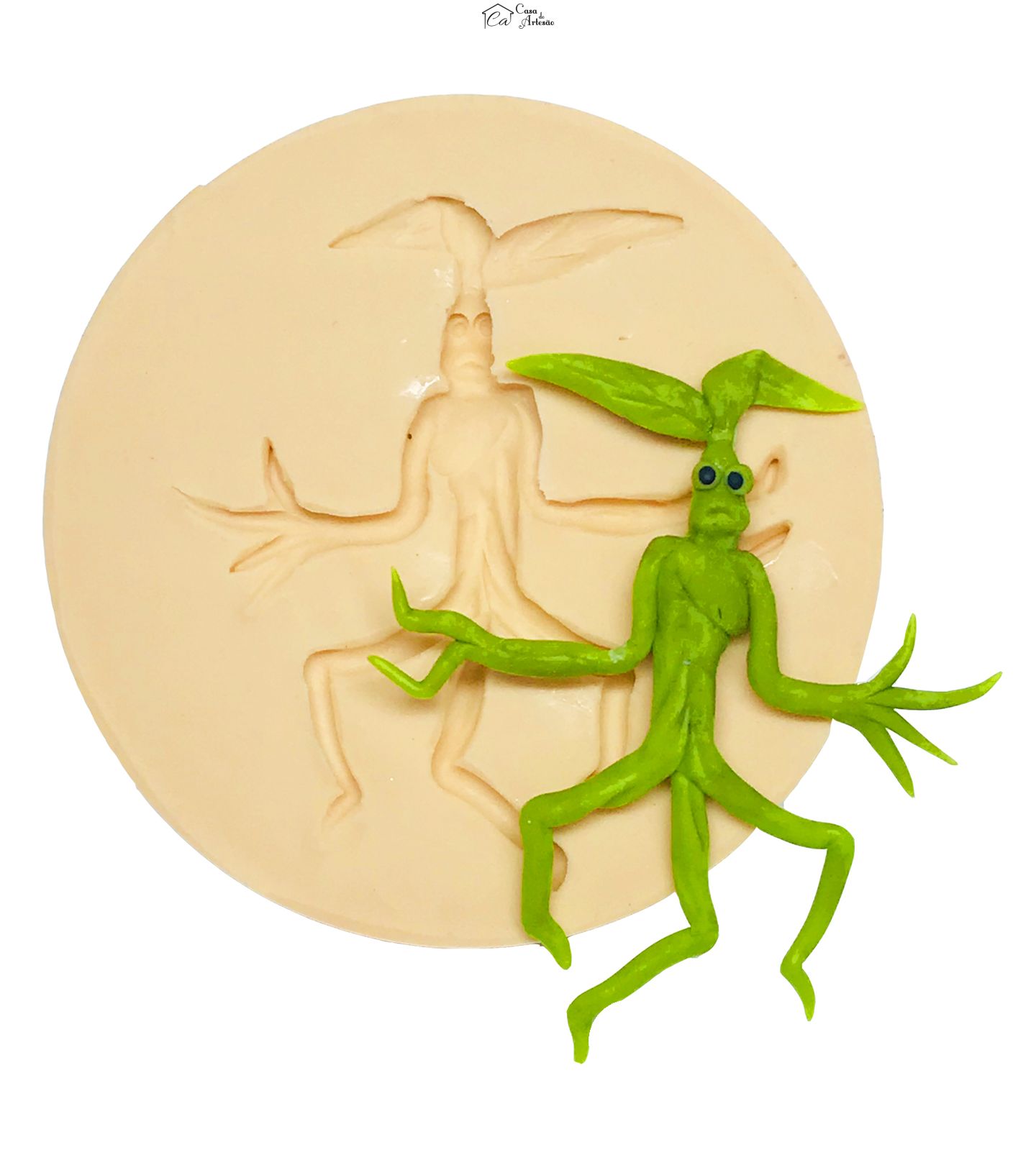 Molde de silicone - Animais Fantásticos - Tronquilho - Medio - P546