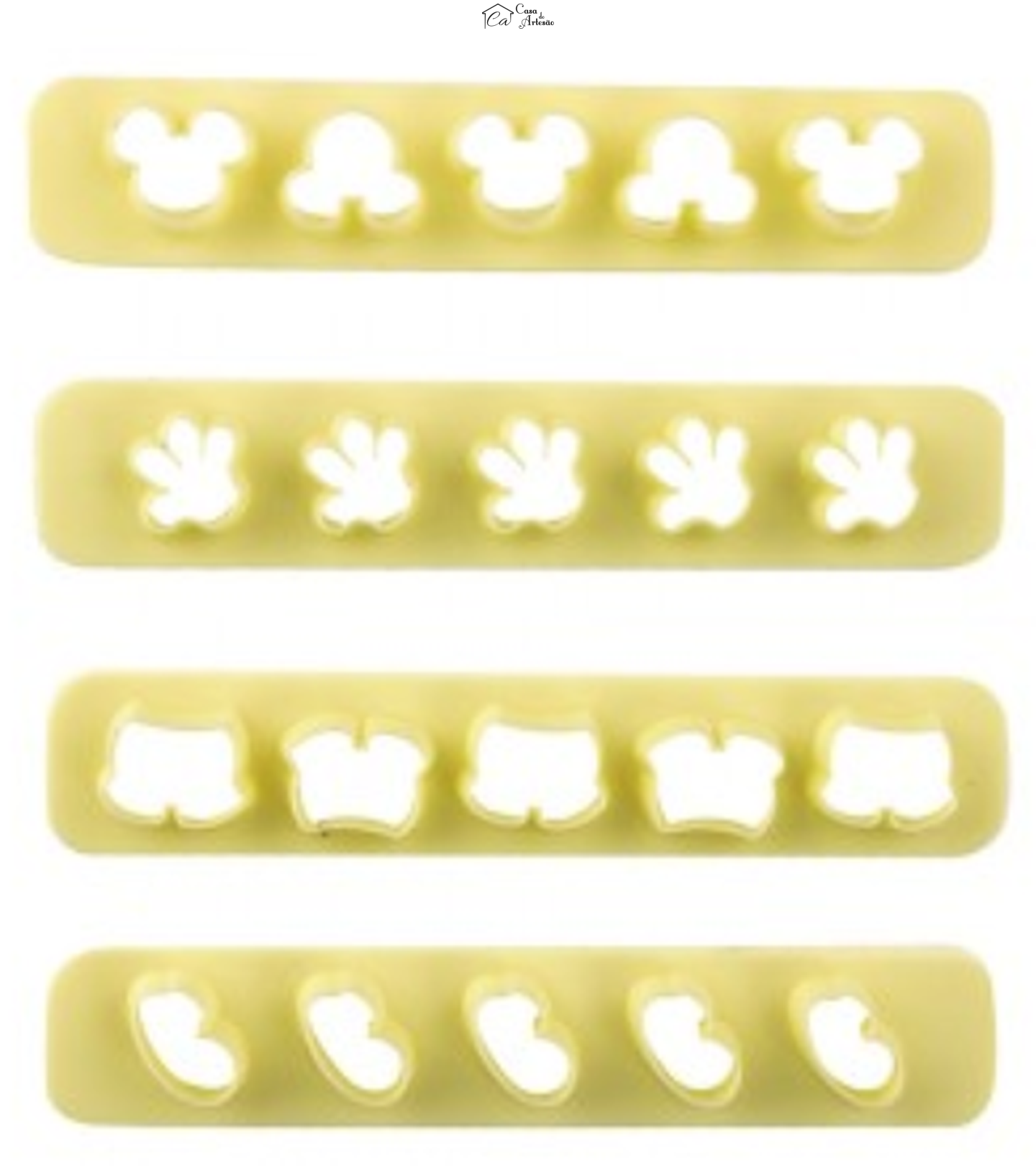 Cortador Blue Star - Kit Reguas Miniaturas 3 - 04 Pç (Ratinho) - Cod.8973