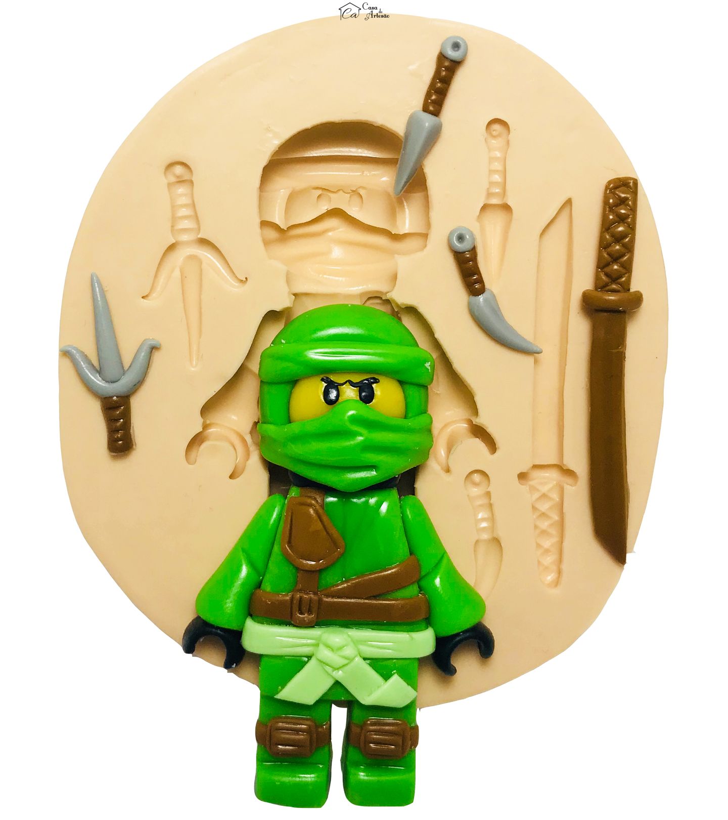 Molde de silicone - Lego - Ninjago - Grande - P427