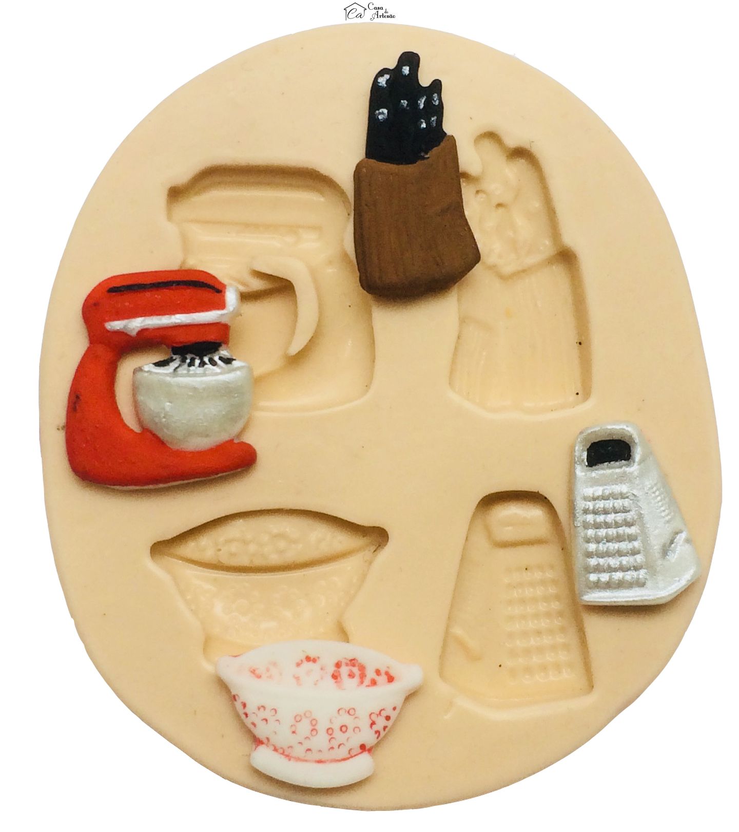 Molde de silicone - Cozinha - Kit 02 - P342