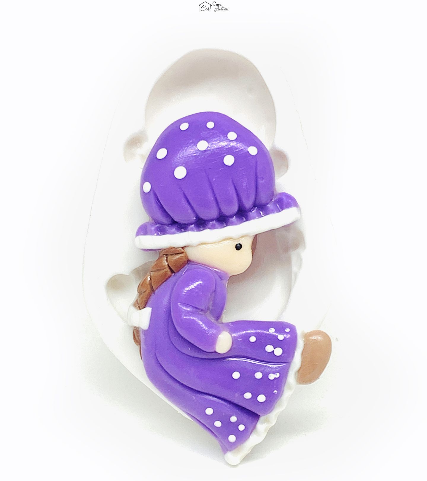 Molde de silicone - Camponesa - Mod.II - Media - P1131