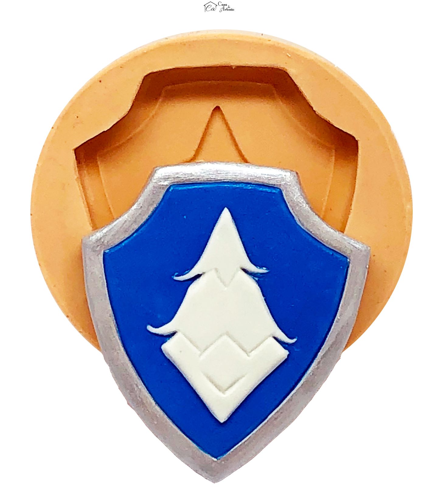 Molde de silicone - Patrulha Canina - Everest - Escudo Grande - P791