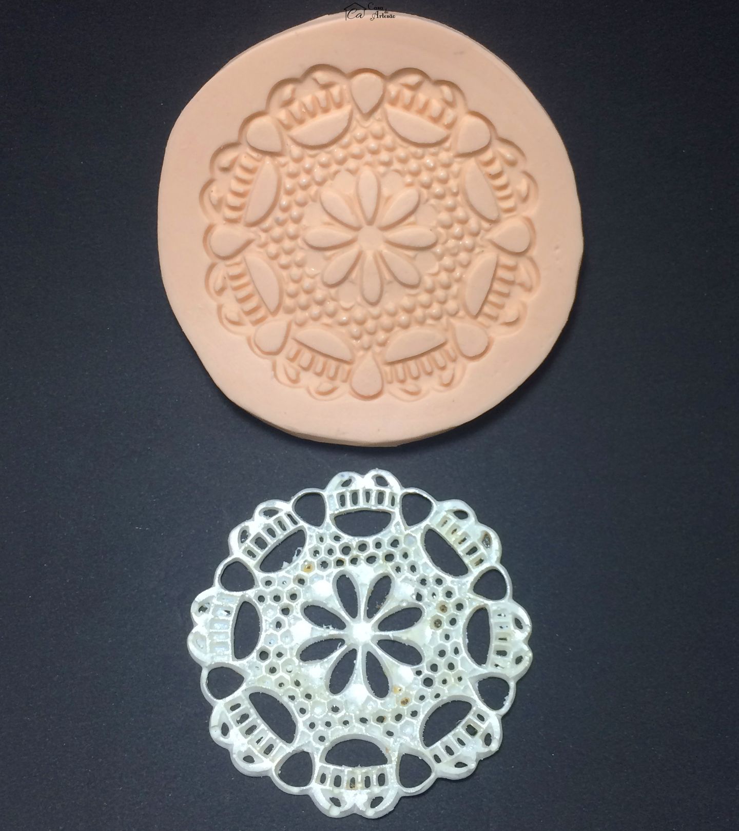 Molde de silicone - Renda Para Bolo - Cupcakes