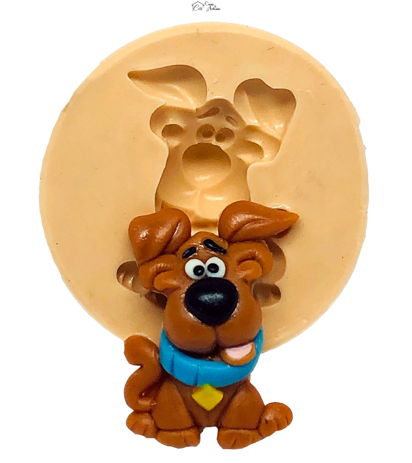 Molde de silicone - Scooby Doo Baby - Pequeno - P768
